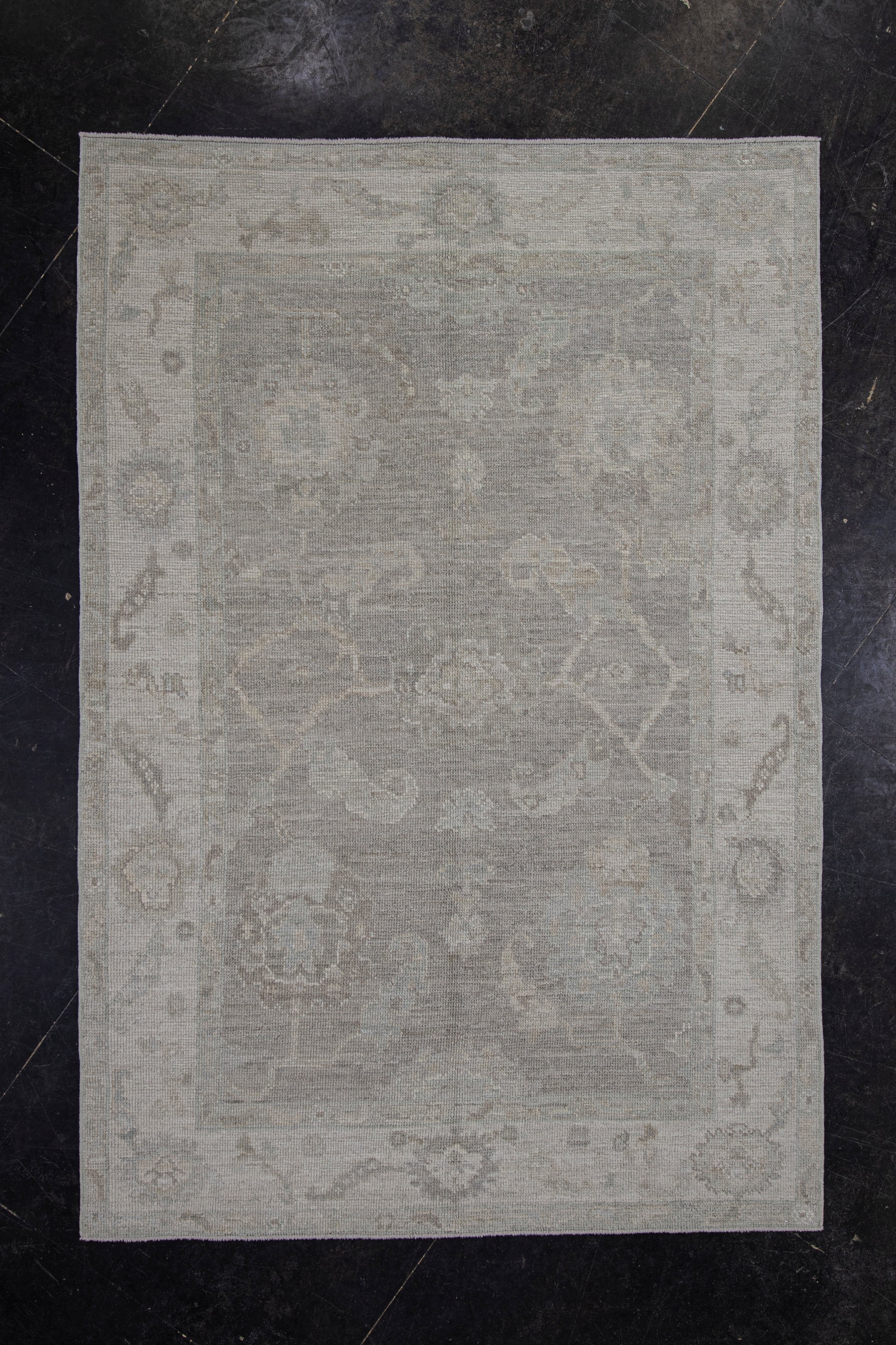Turkish Oushak Rug 5'1" x 7'5" #11596