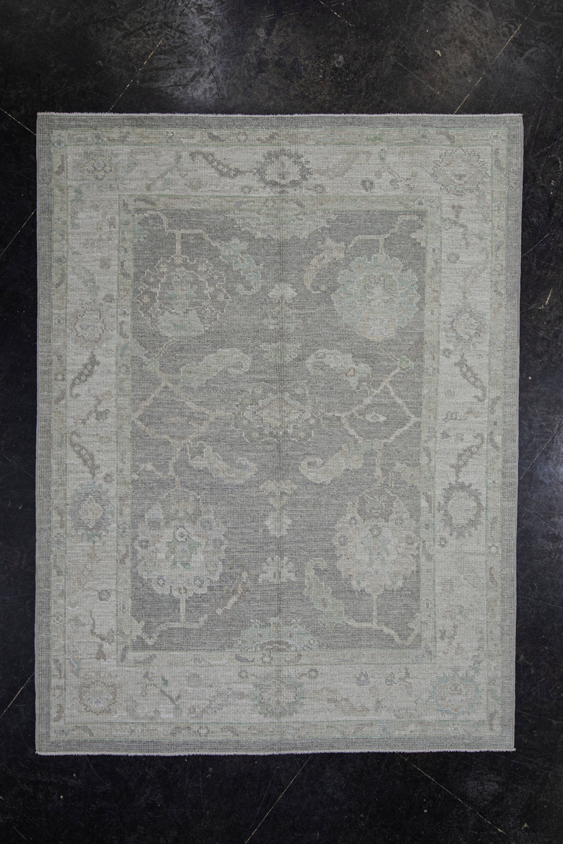 Turkish Oushak Rug 5'3" x 6'11" #11799