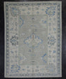 Turkish Oushak Rug 5'3" x 6'11" #12163