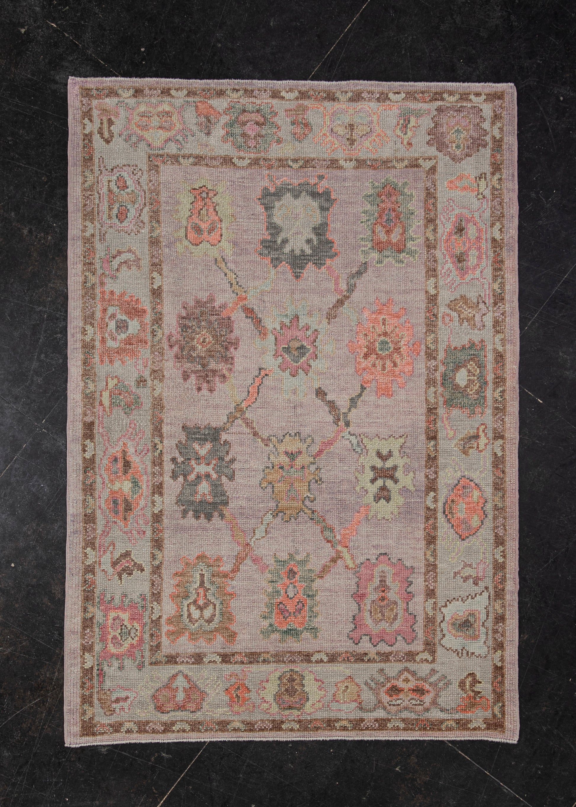 Turkish Oushak Rug 4'1" x 6' #2774