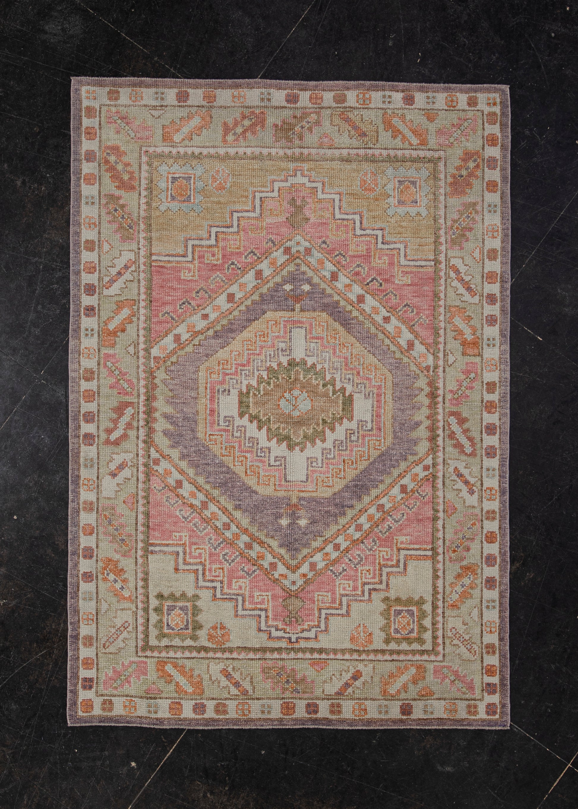 Turkish Oushak Rug 4' x 5'11" #2157