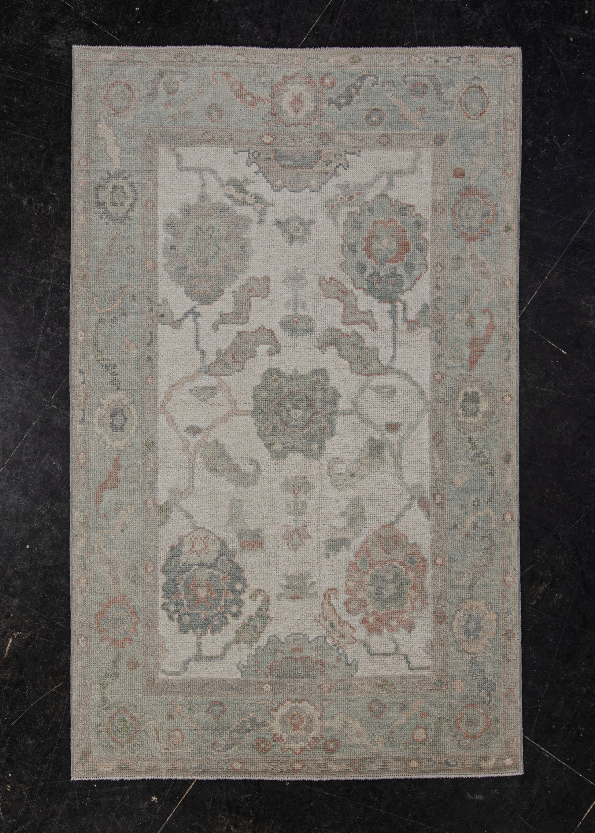 Turkish Oushak Rug 4' x 6'5" #12120