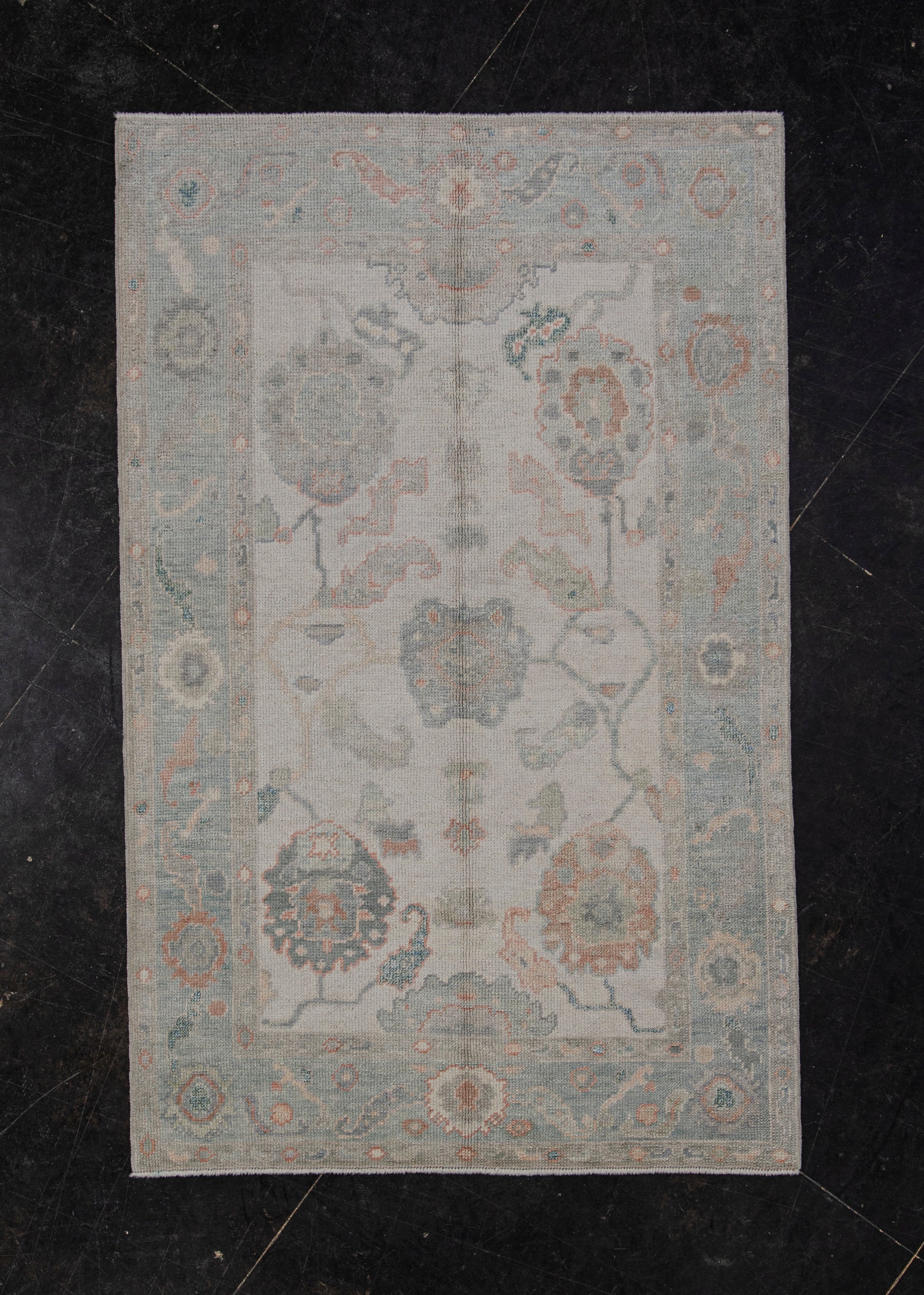 Turkish Oushak Rug 3'10" x 6' #12207
