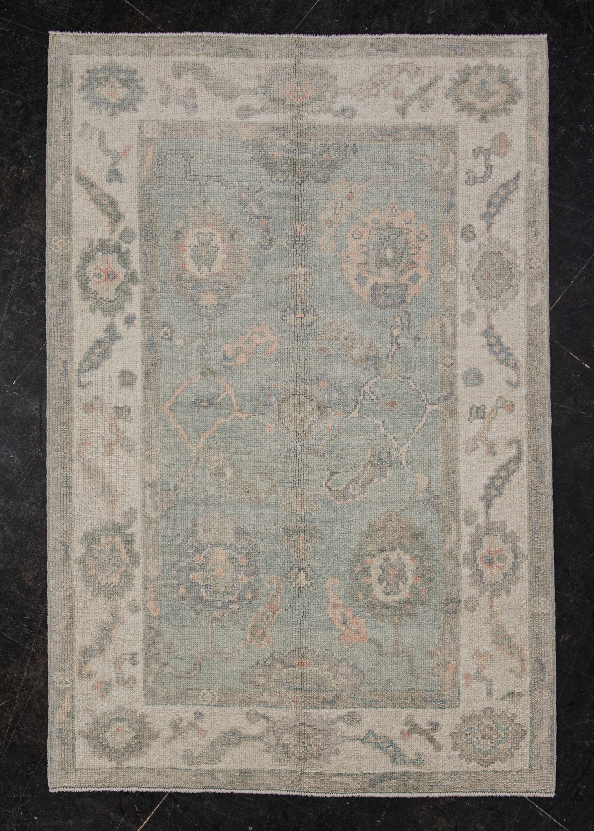 Turkish Oushak Rug 4' x 6' #12043