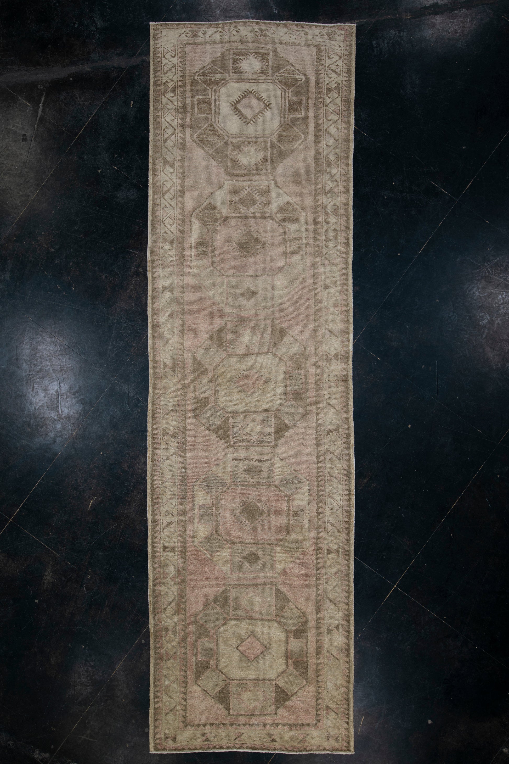 Turkish Vintage Anatolian Rug 3'6" x 12'6" #8332