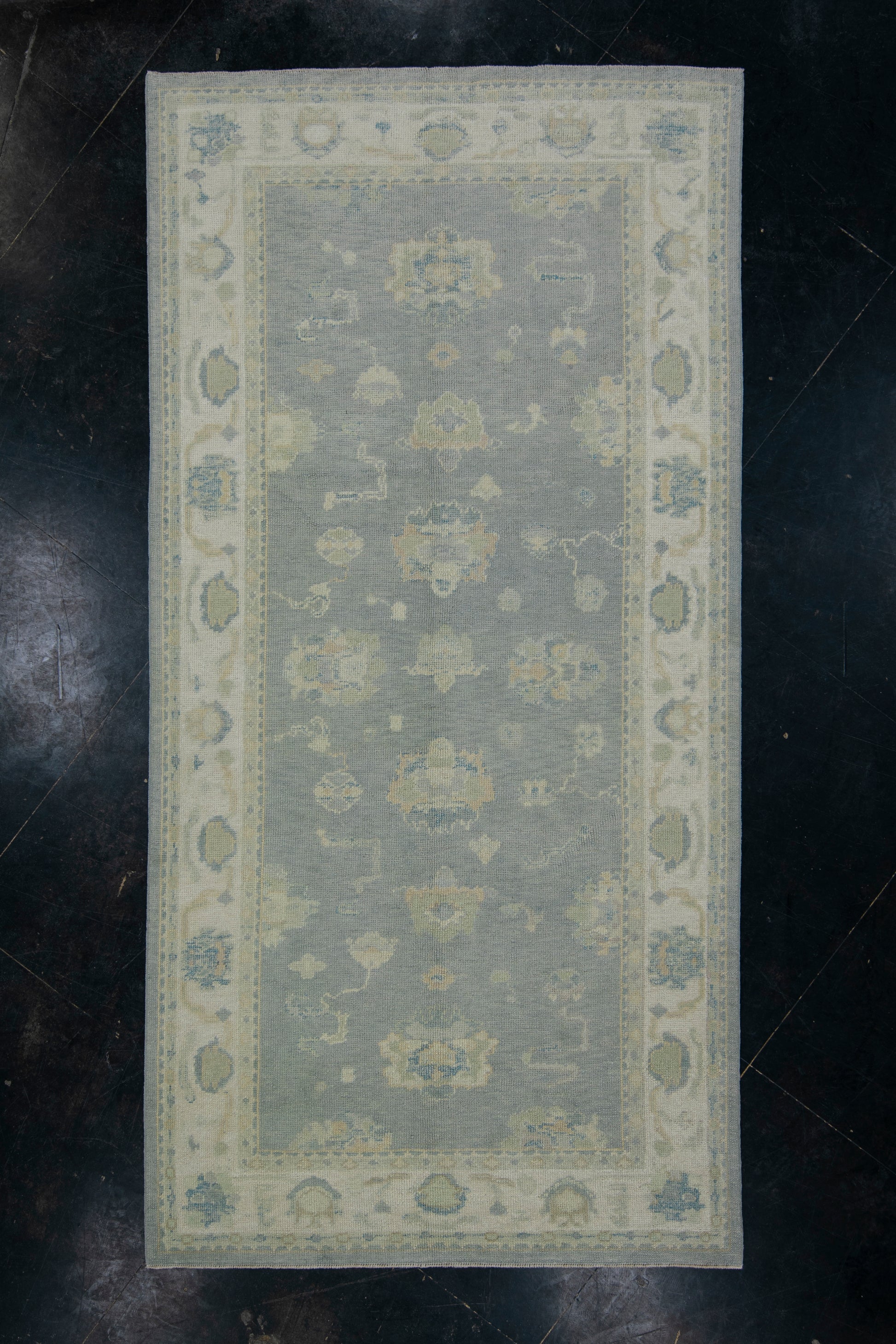 Turkish Oushak Rug 4'11" x 9'11" #11892