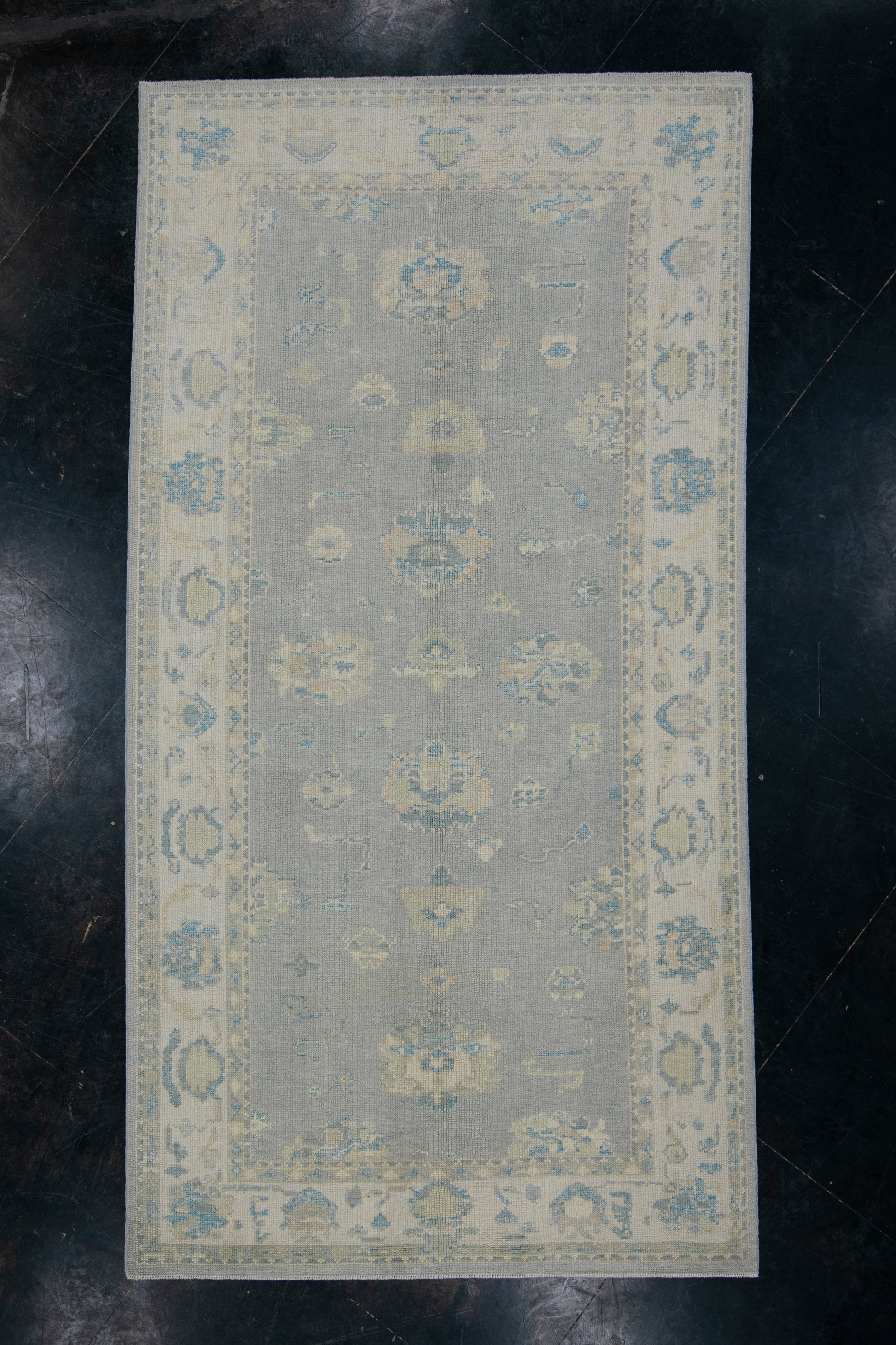 Turkish Oushak Rug 5'1" x 9'10" #11901