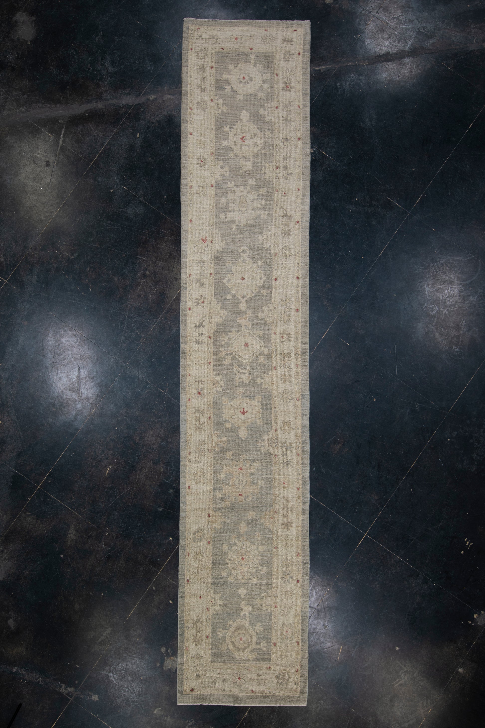 Turkish Oushak Rug 2'8" x 14' #2256