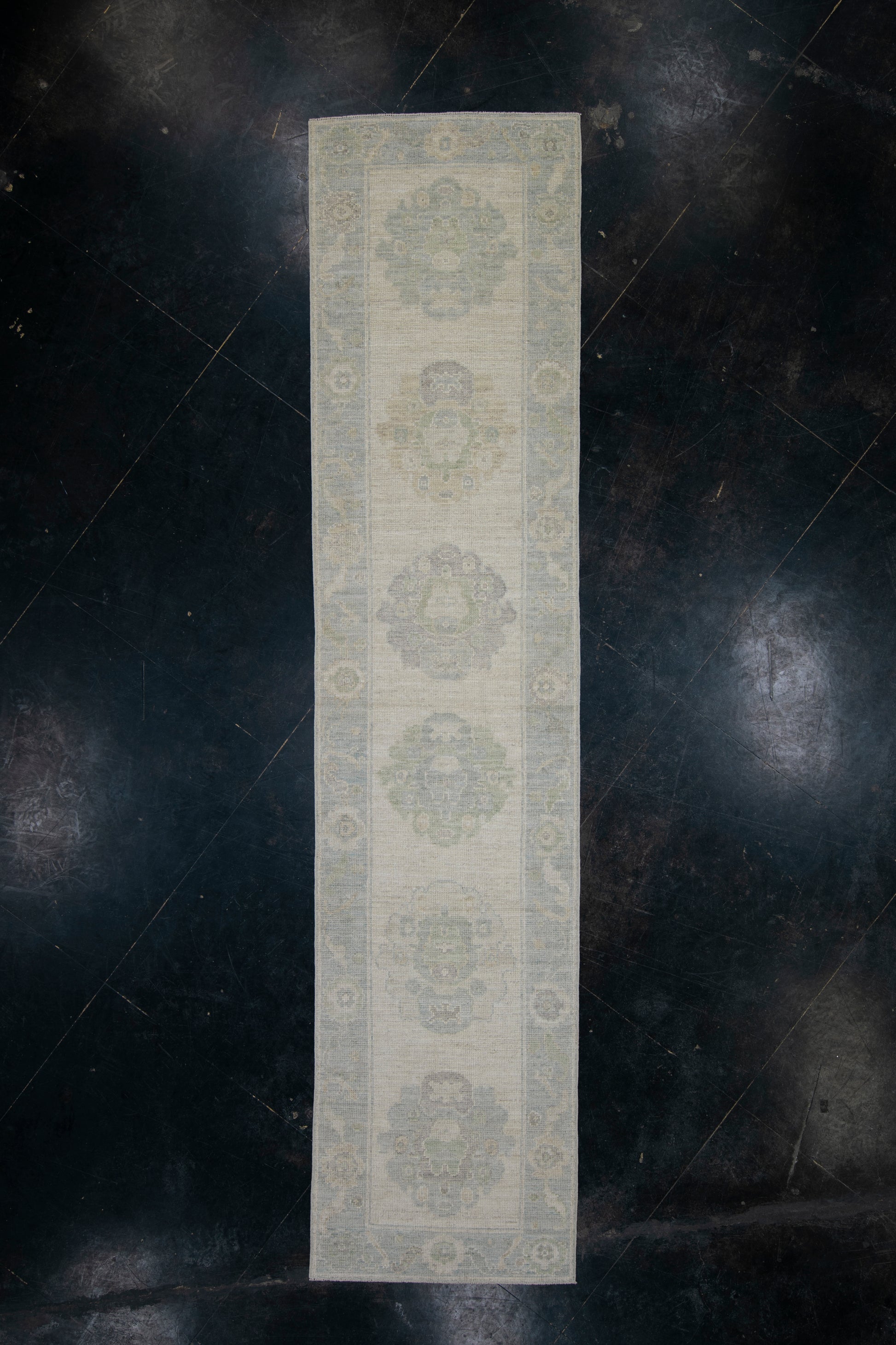 Turkish Oushak Rug 2'9" x 12'1" #11647