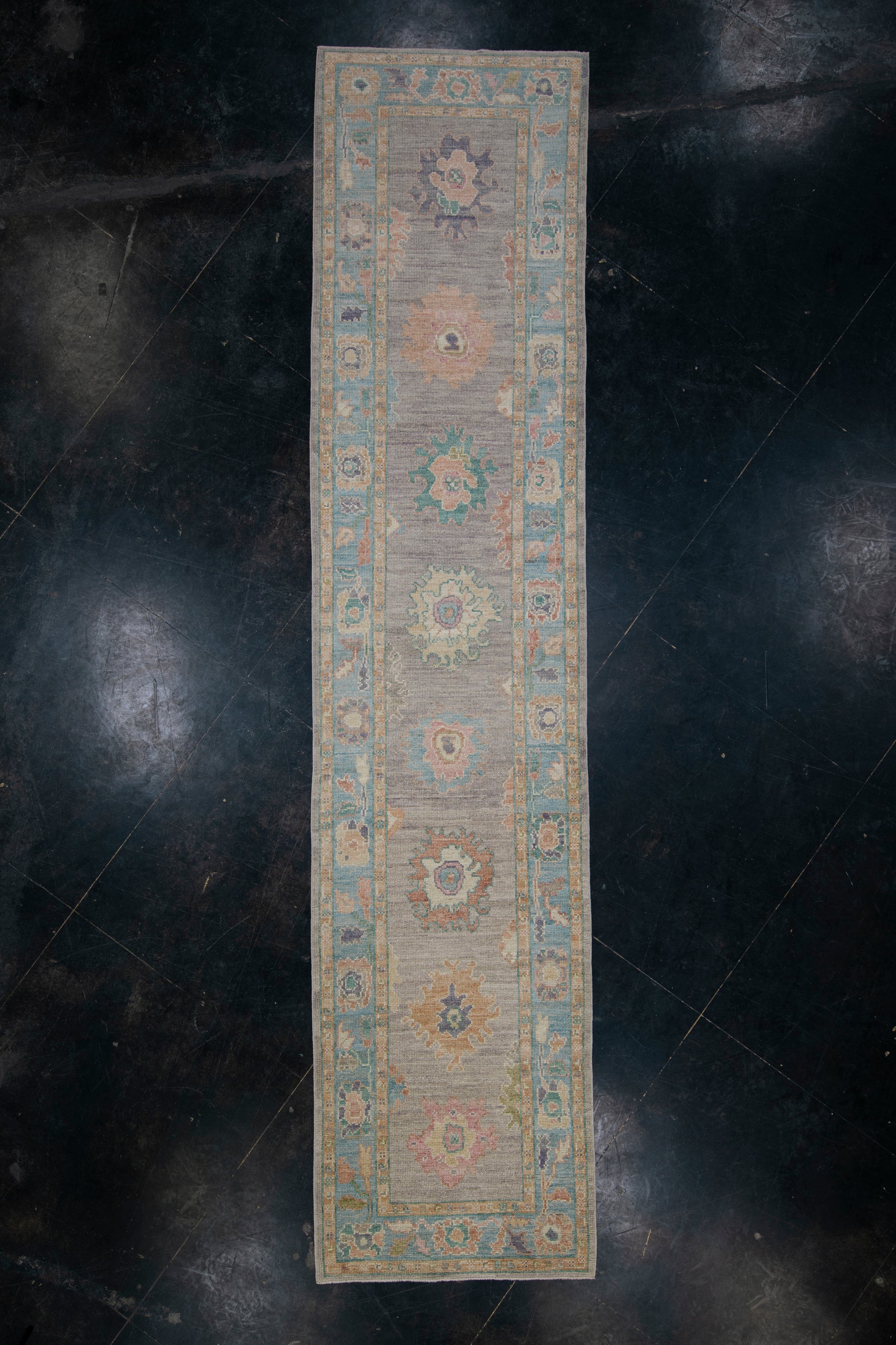 Turkish Oushak Rug 2'11" x 13'1" #2083