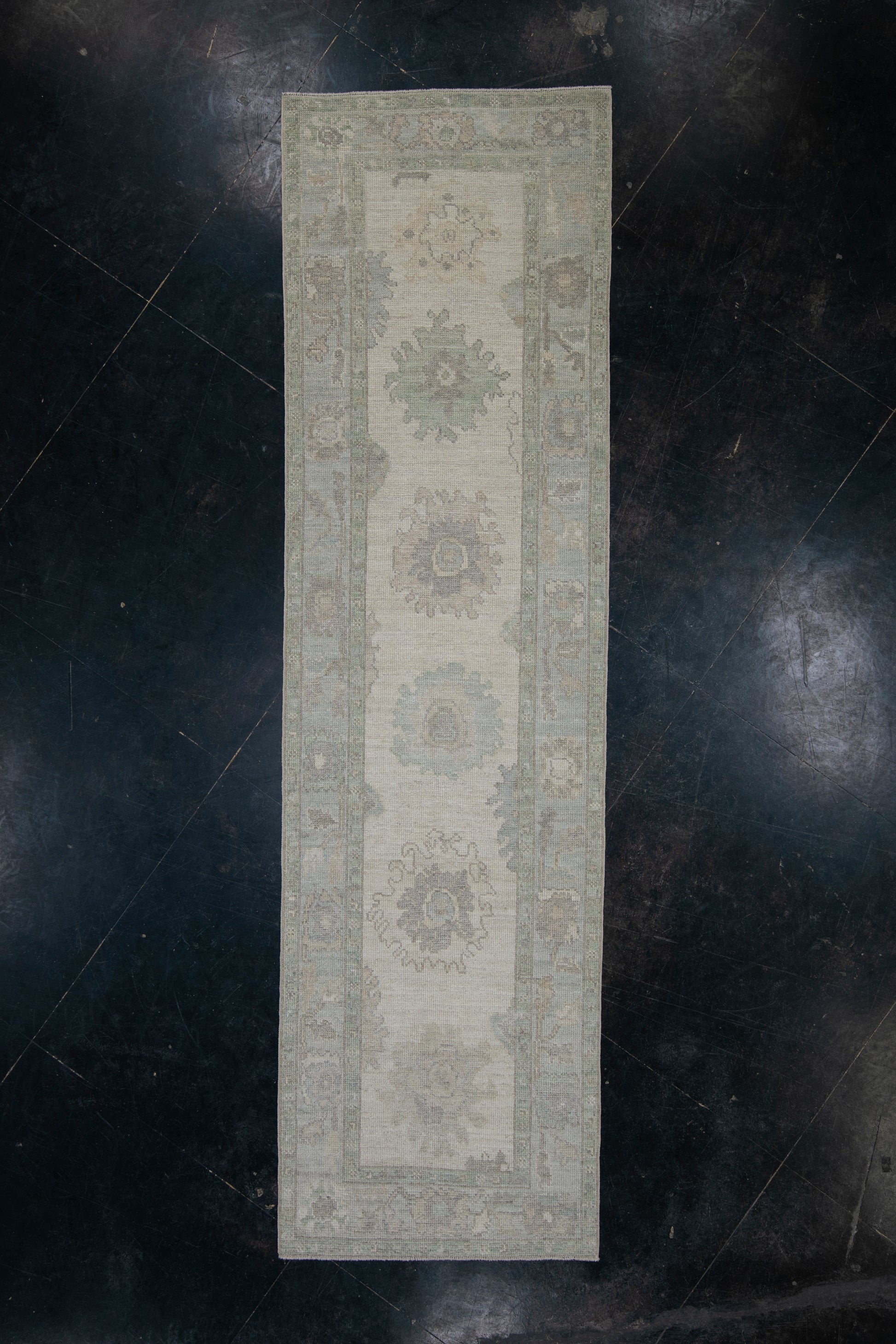 Turkish Oushak Rug 2'11" x 10'4" #11757
