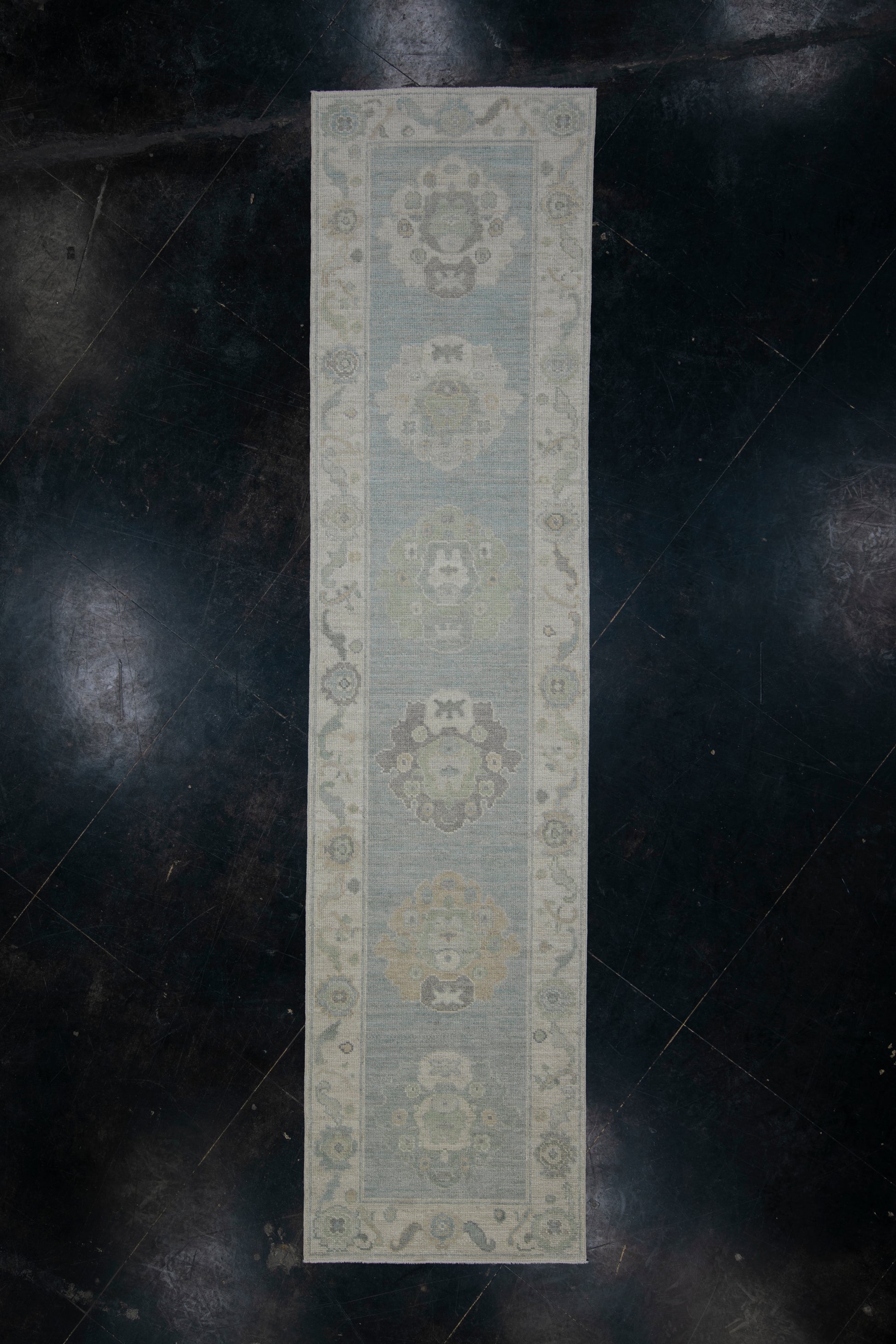 Turkish Oushak Rug 2'10" x 11'10" #11560