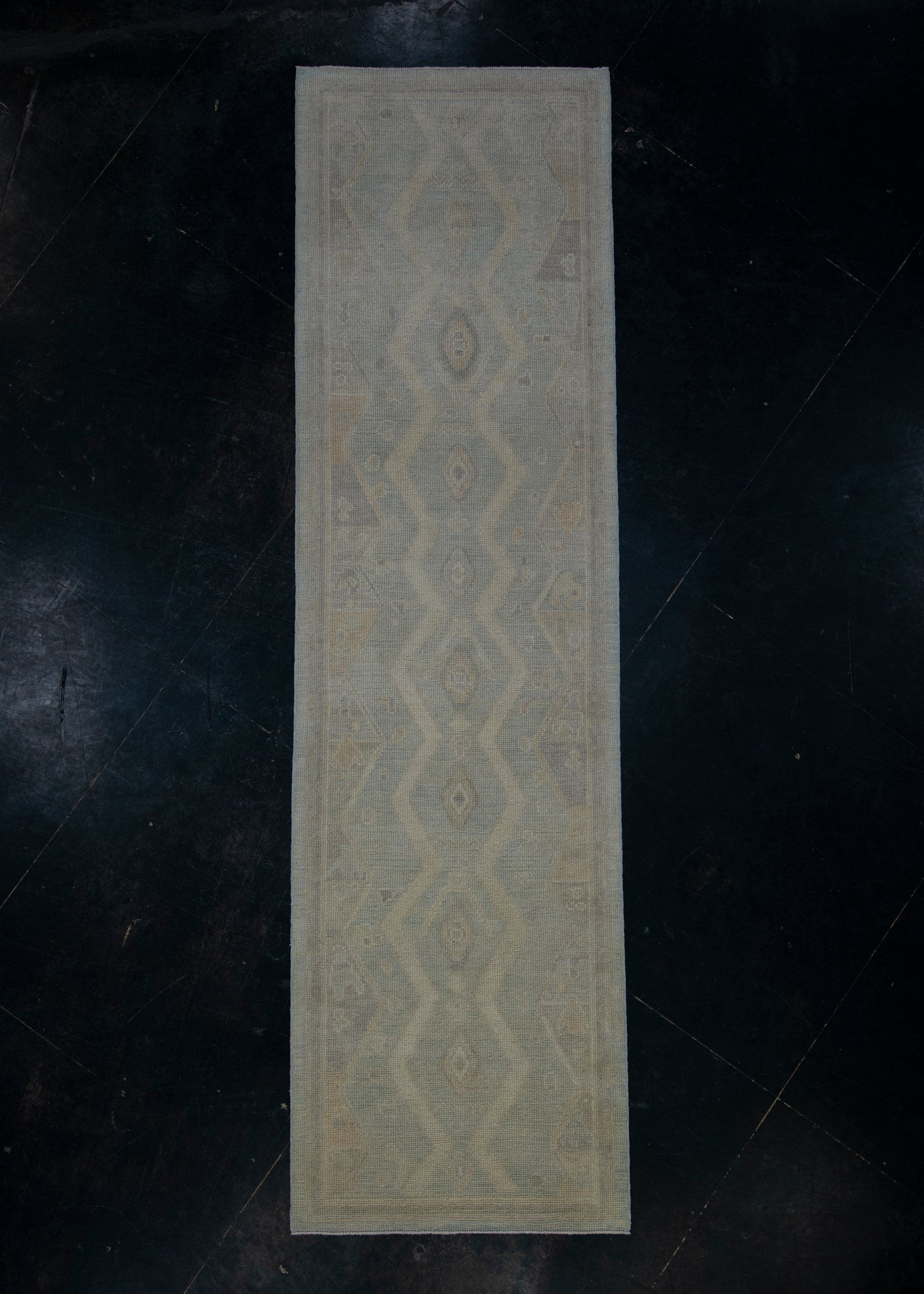 Turkish Oushak Rug 2'9" x 9'7" #12106