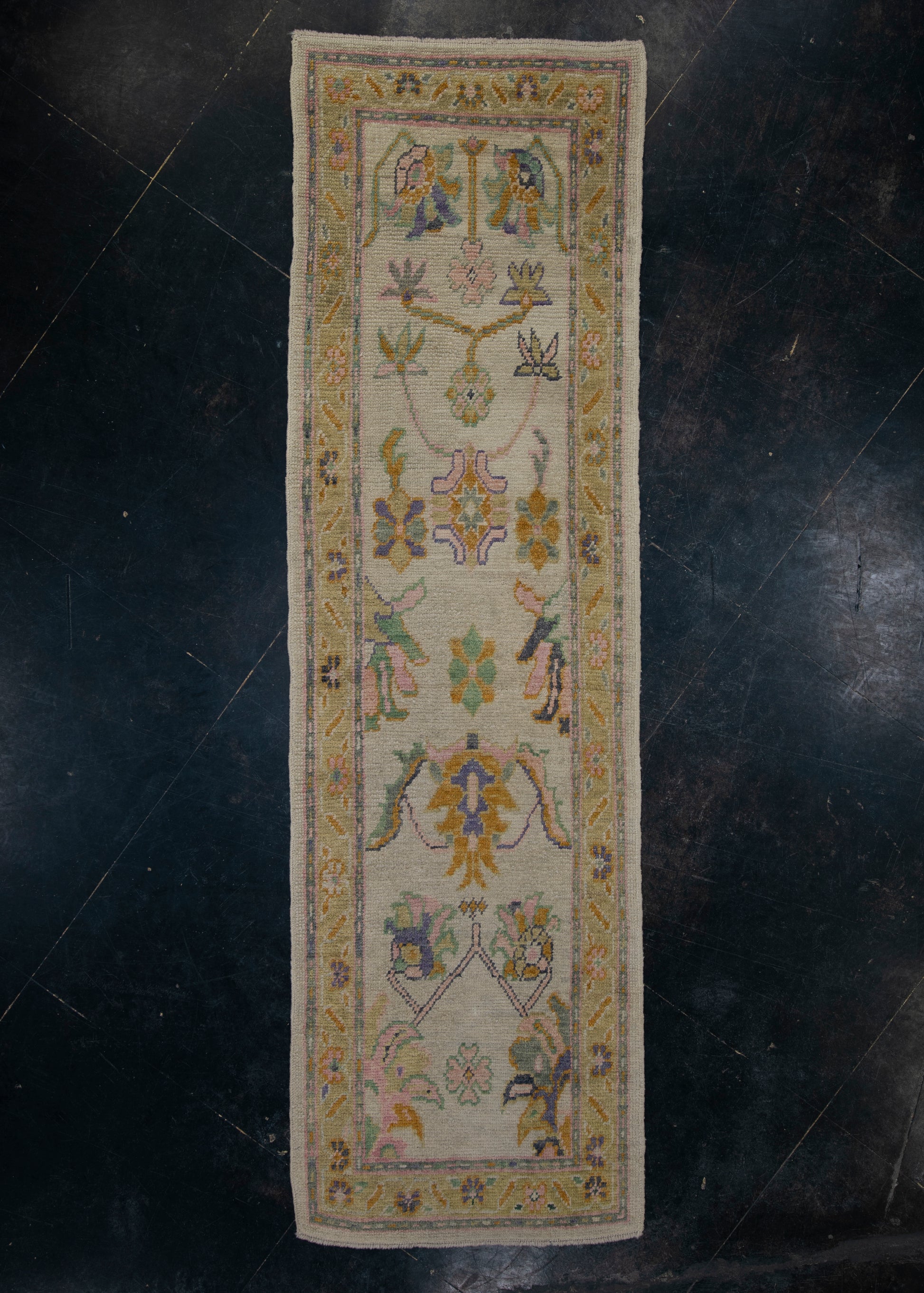 Turkish Oushak Rug 2'11" x 9'11" #4564