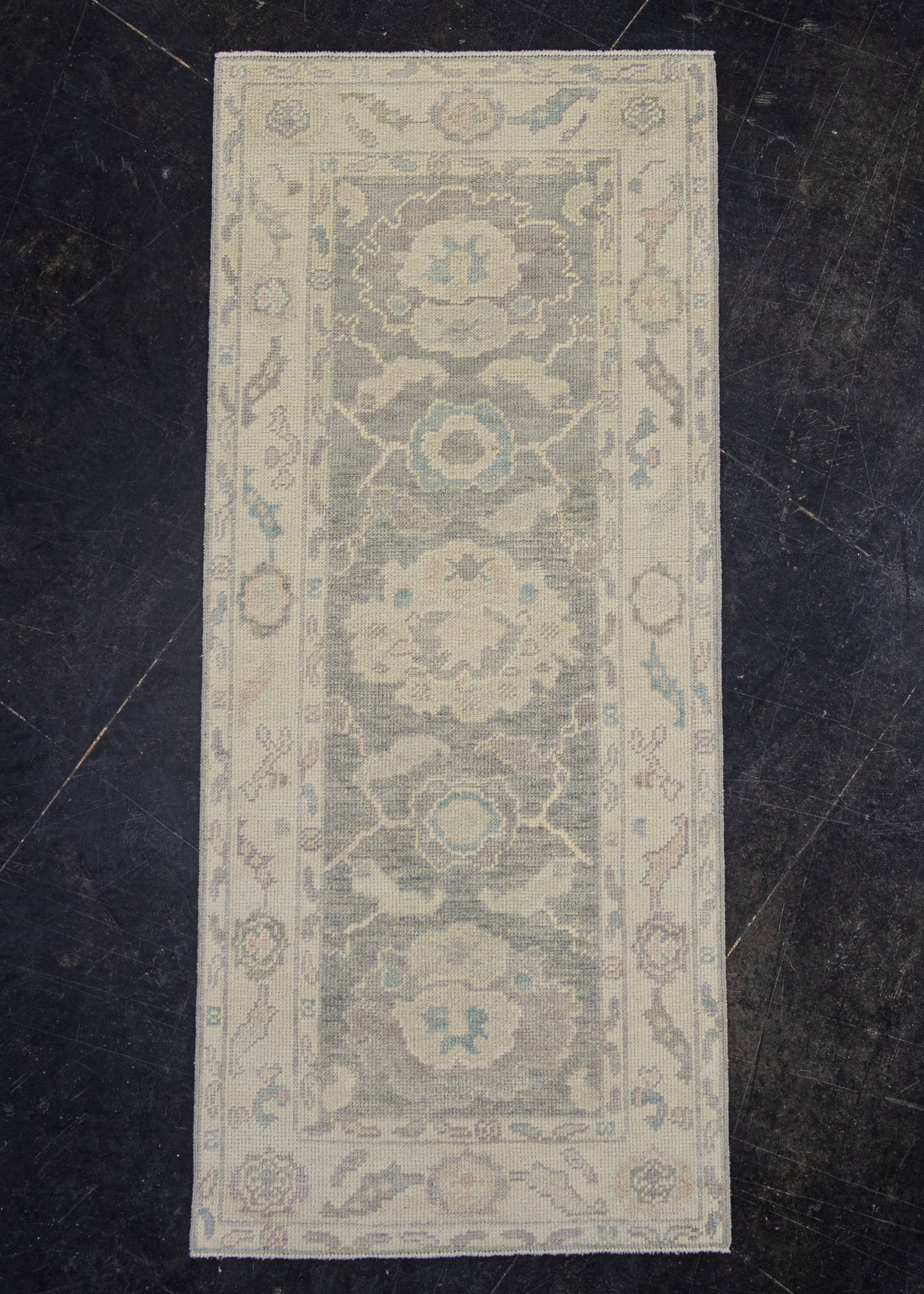 Turkish Oushak Rug 2'6" x 5'8" #12076