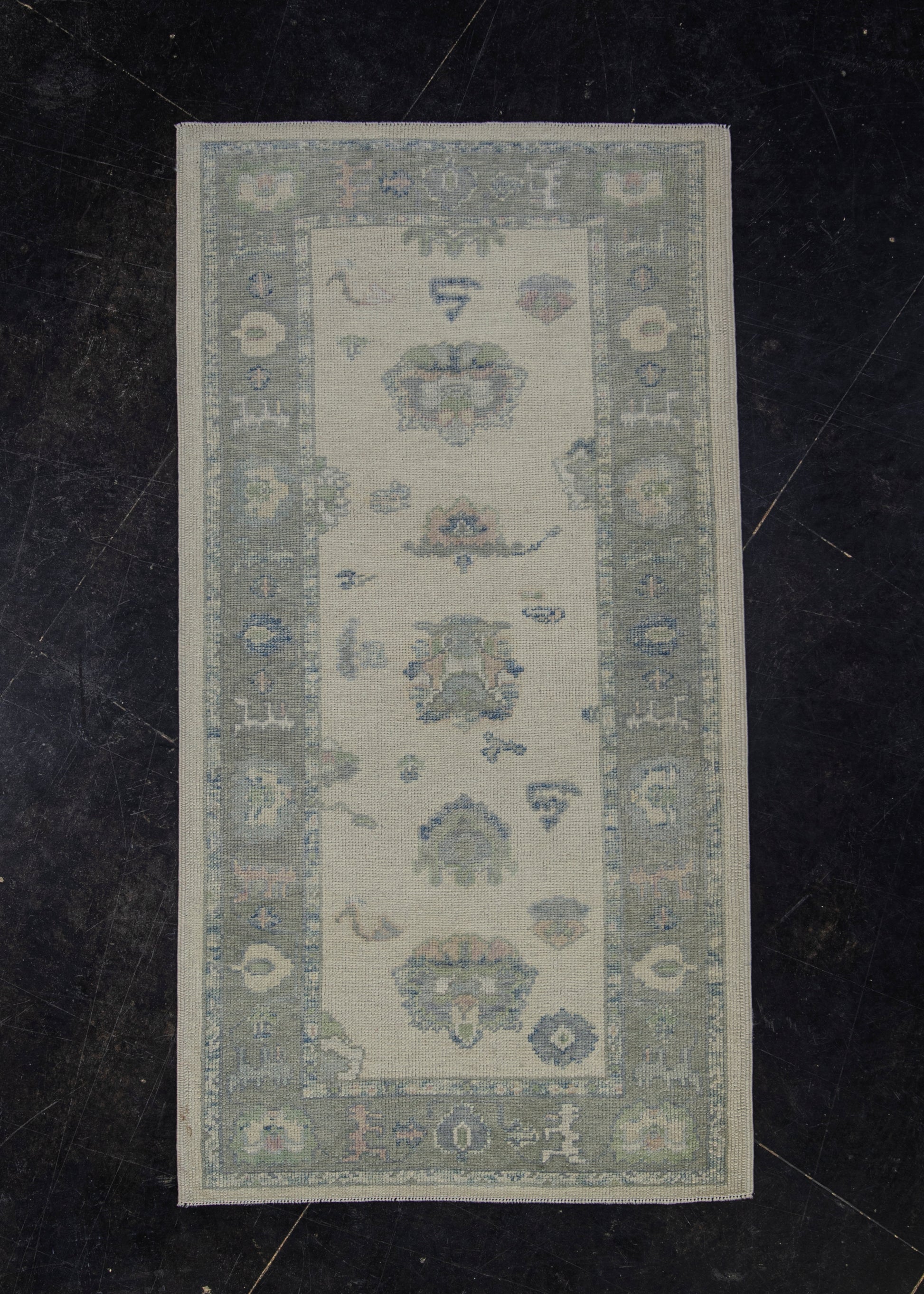 Turkish Oushak Rug 3'2" x 6' #12141