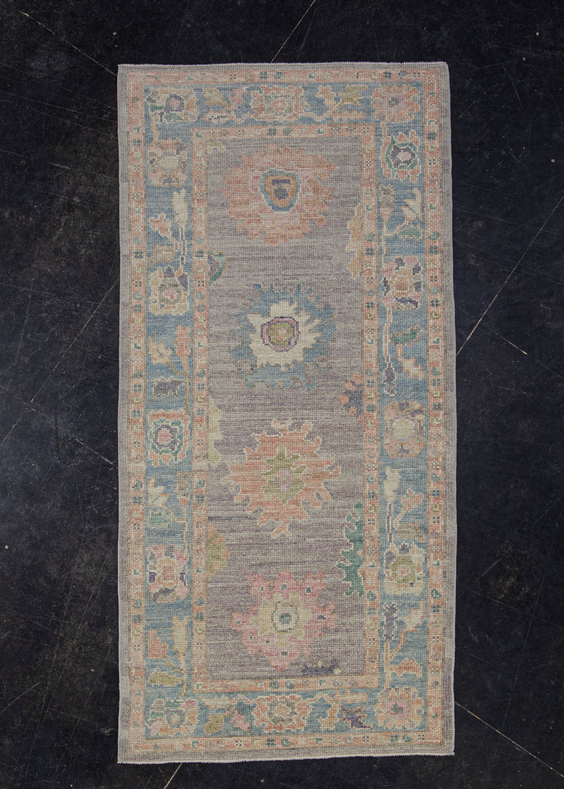 Turkish Oushak Rug 3' x 6'4" #2055