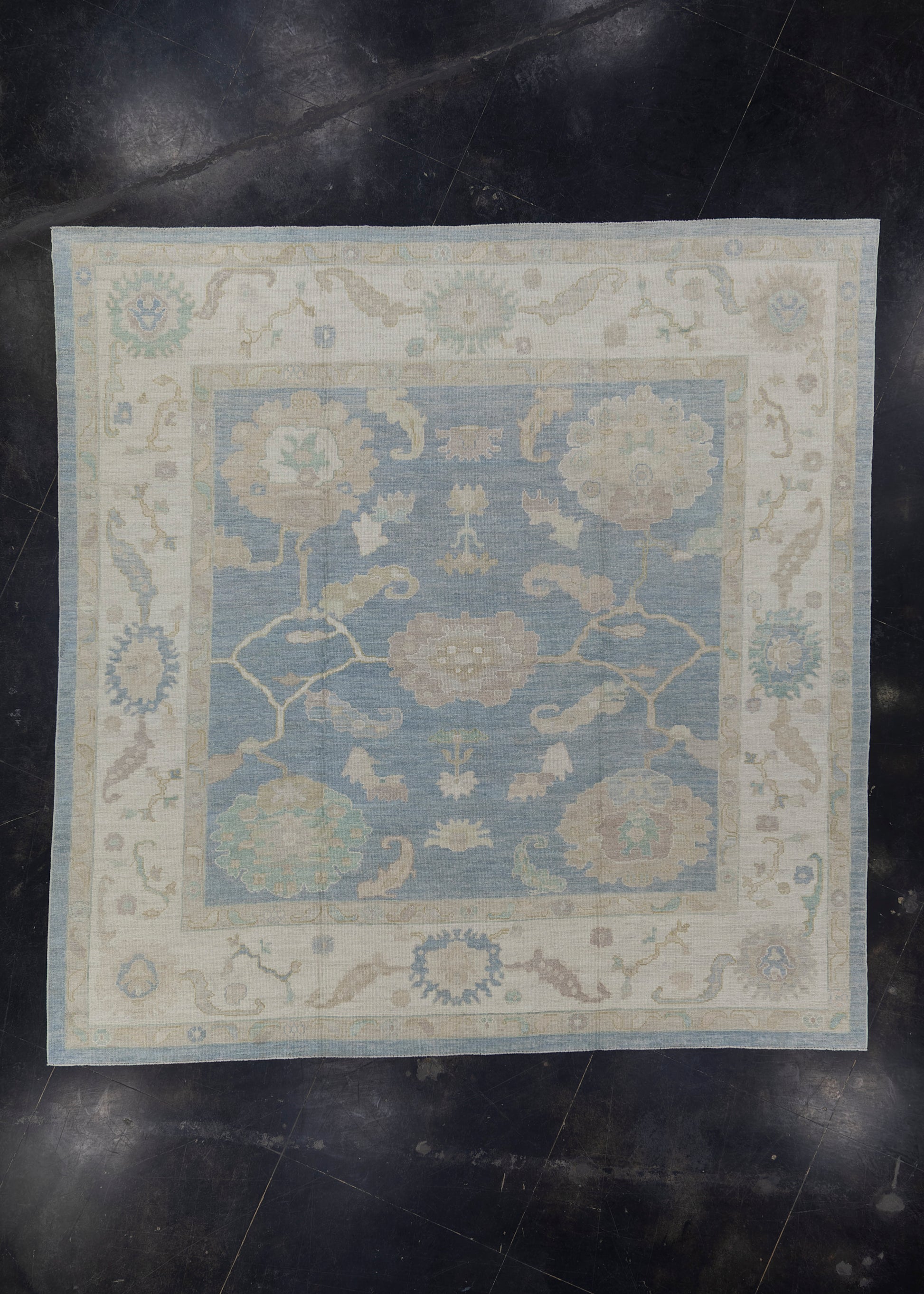 Square Turkish Oushak Rug 10'2" x 10'5" #11670