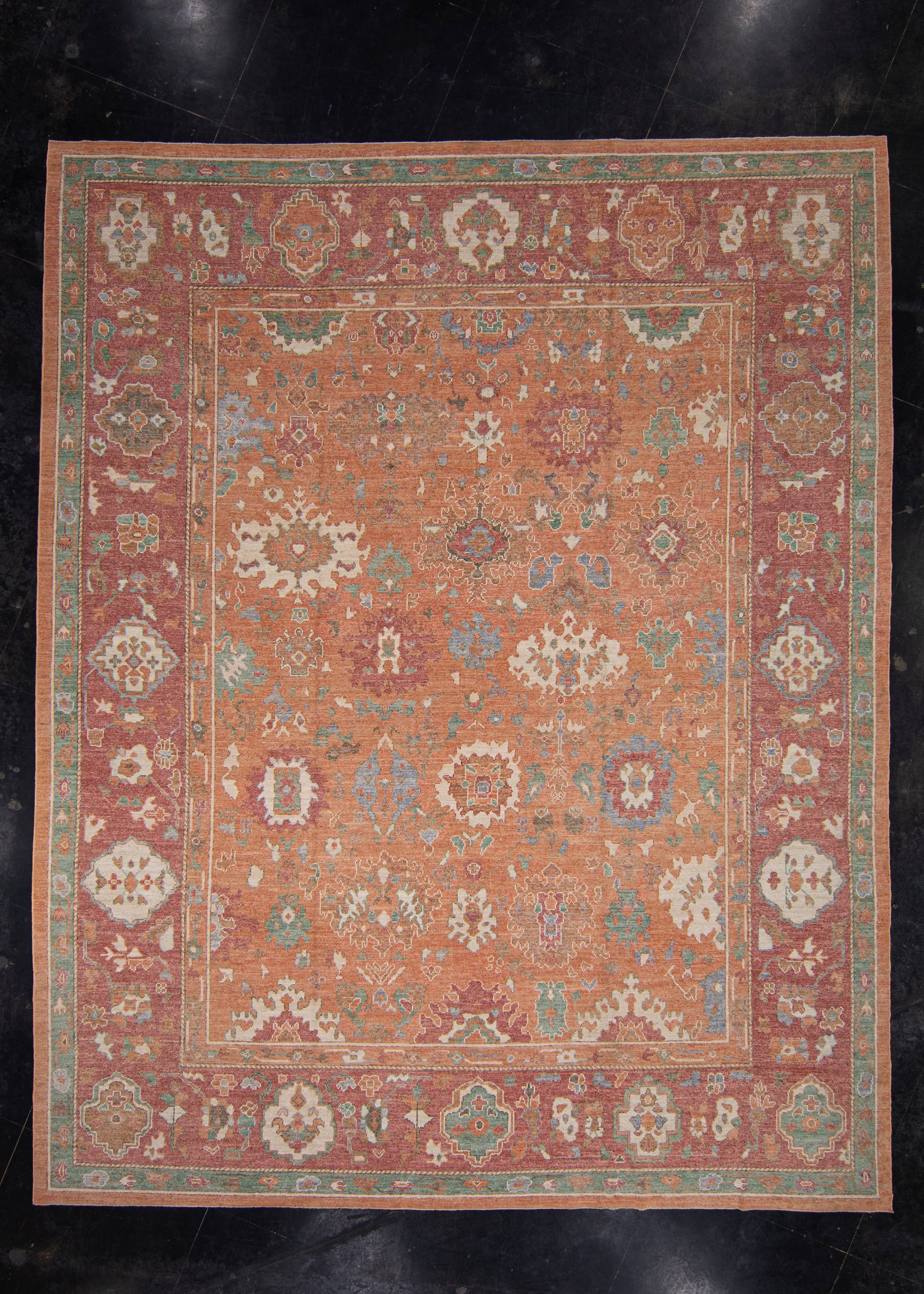 Turkish Oushak Rug 12'9" x 15'11" #11663