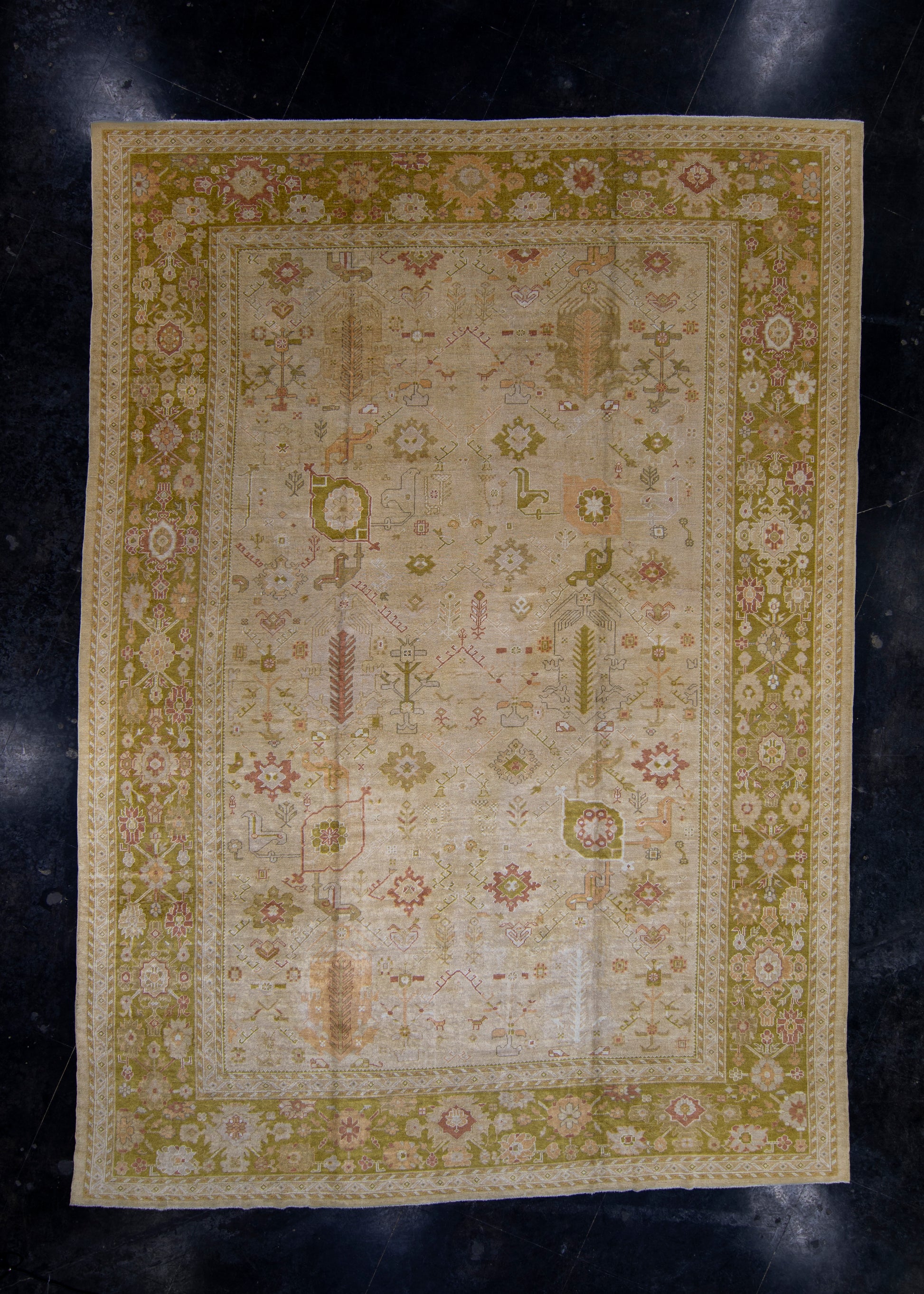 Turkish Oushak Rug 12'10" x 17'9" #120