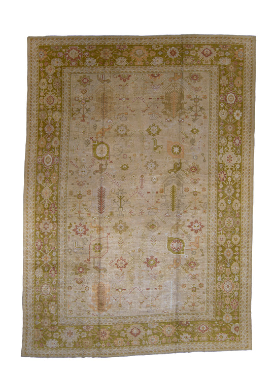 Turkish Oushak Rug 12'10" x 17'9" #120