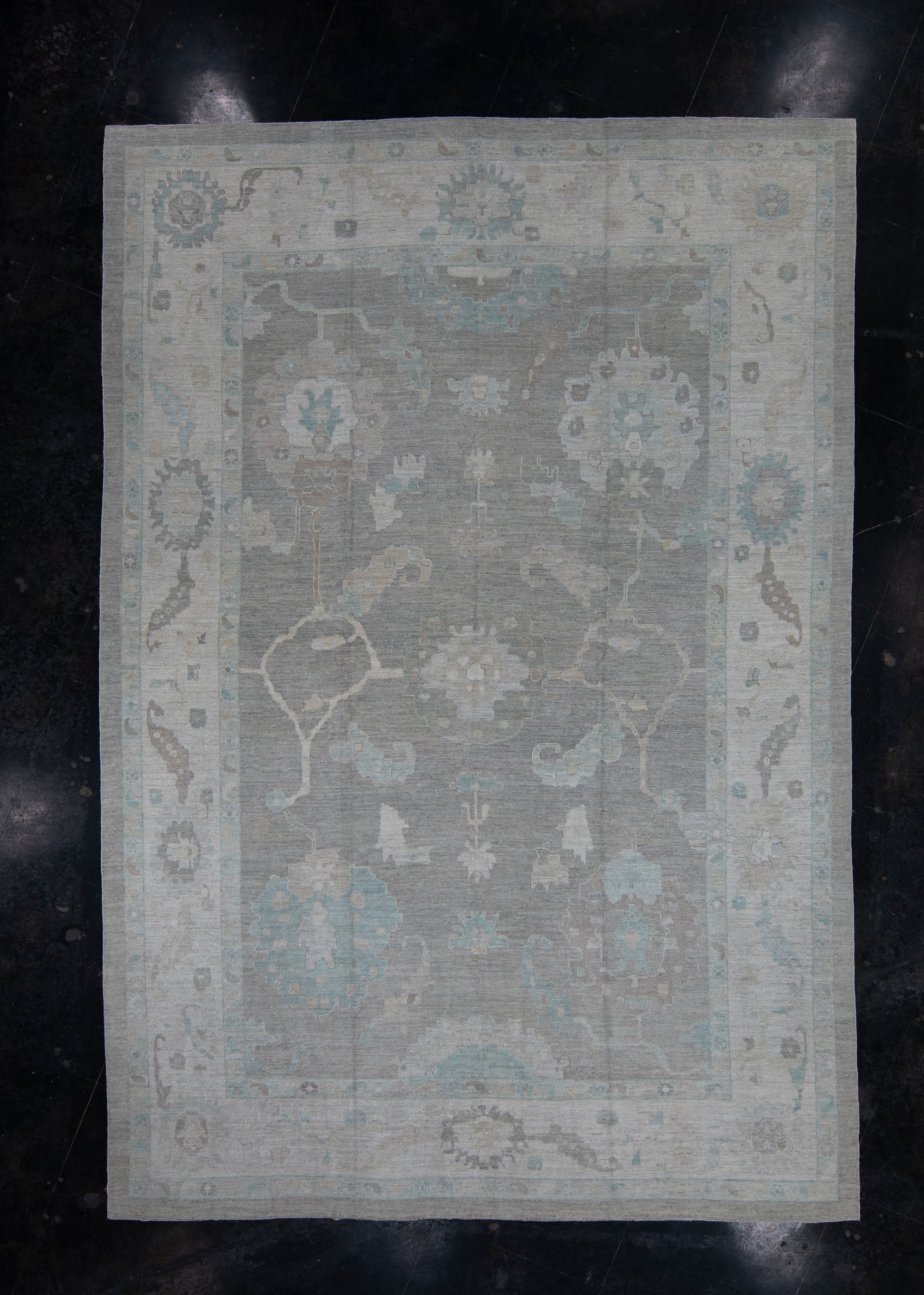 Turkish Oushak Rug 12'4" x 18' #11723