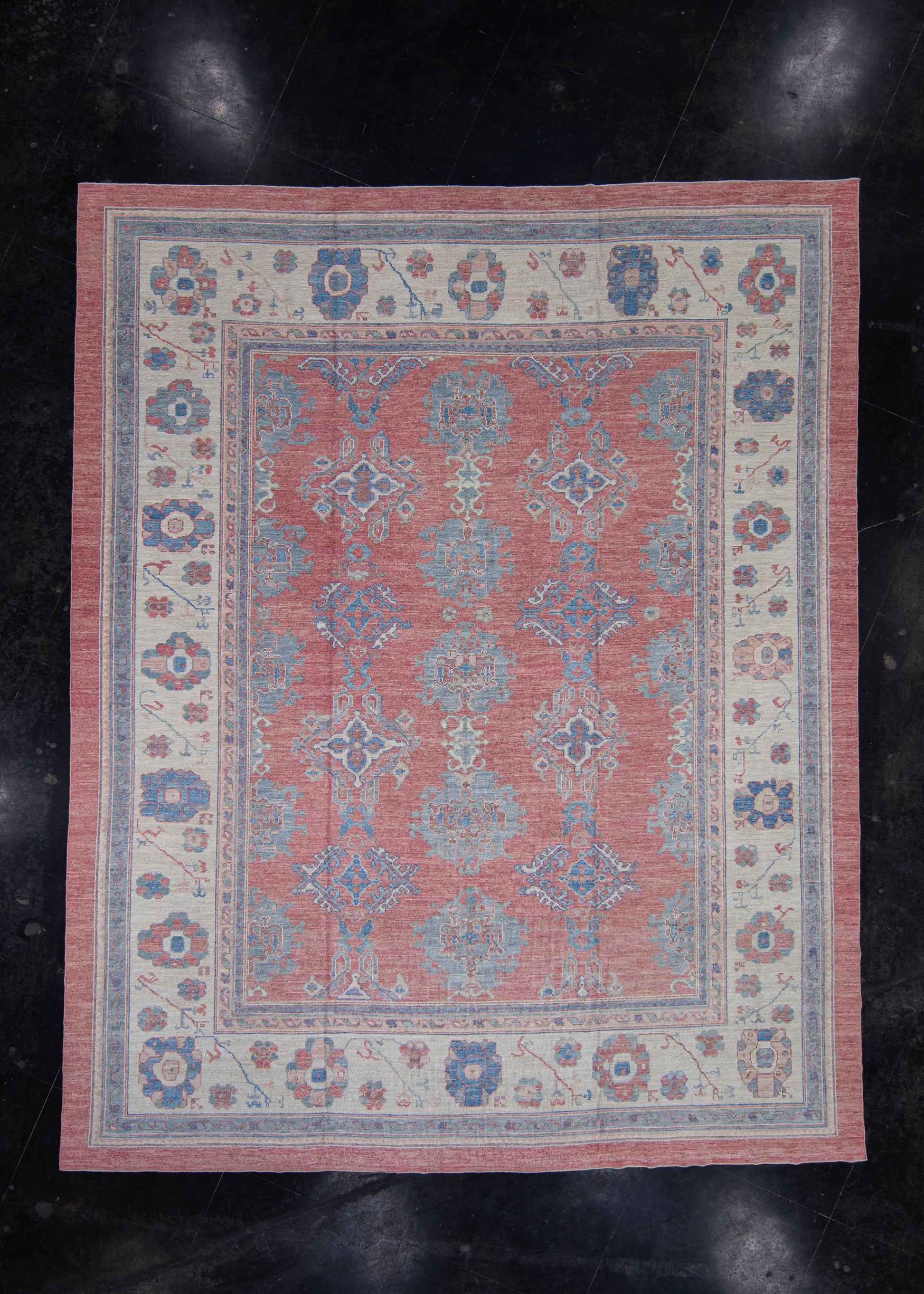 Turkish Oushak Rug 12'6" x 15'6" #2347