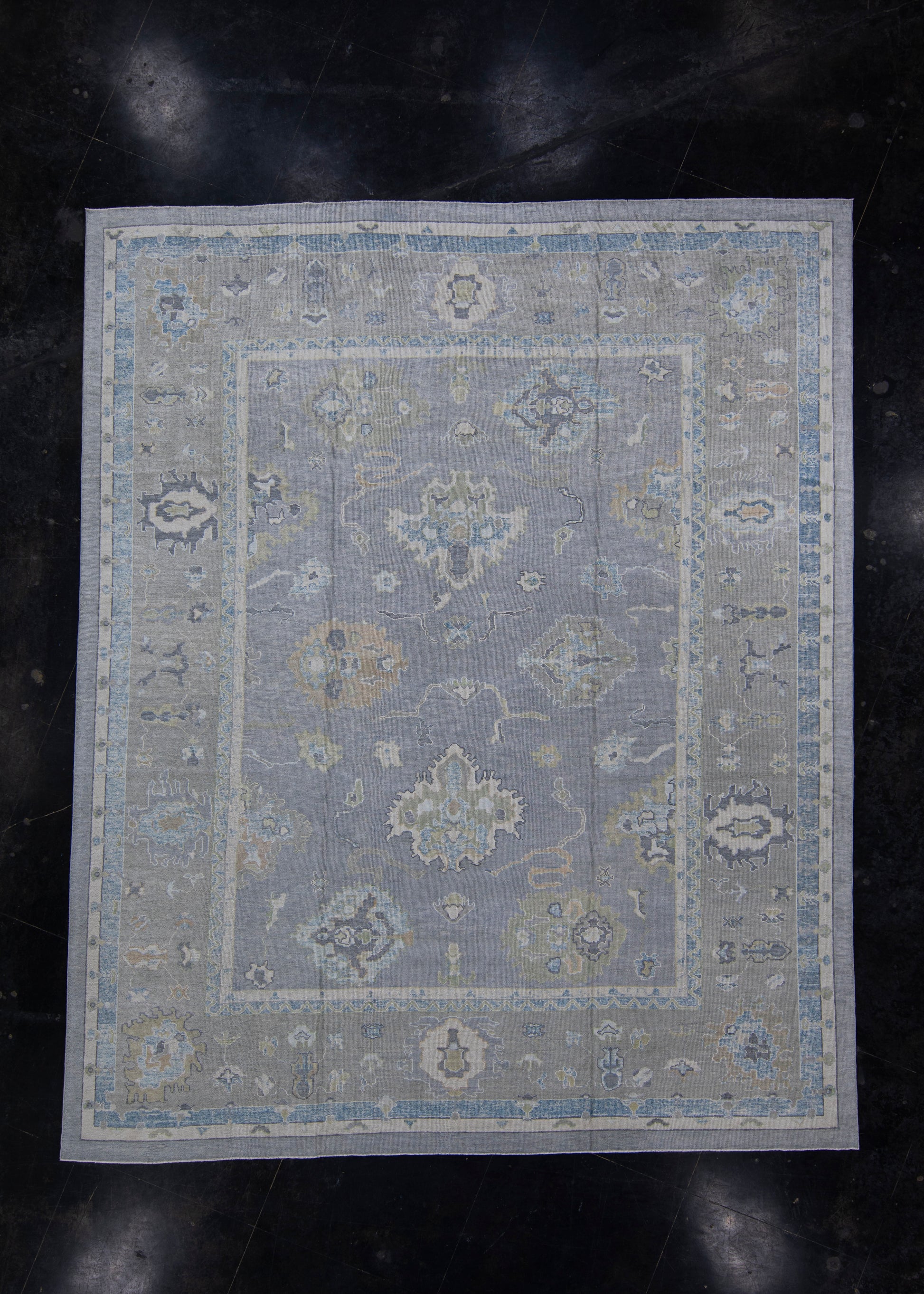 Turkish Oushak Rug 12'4" x 15' #11967