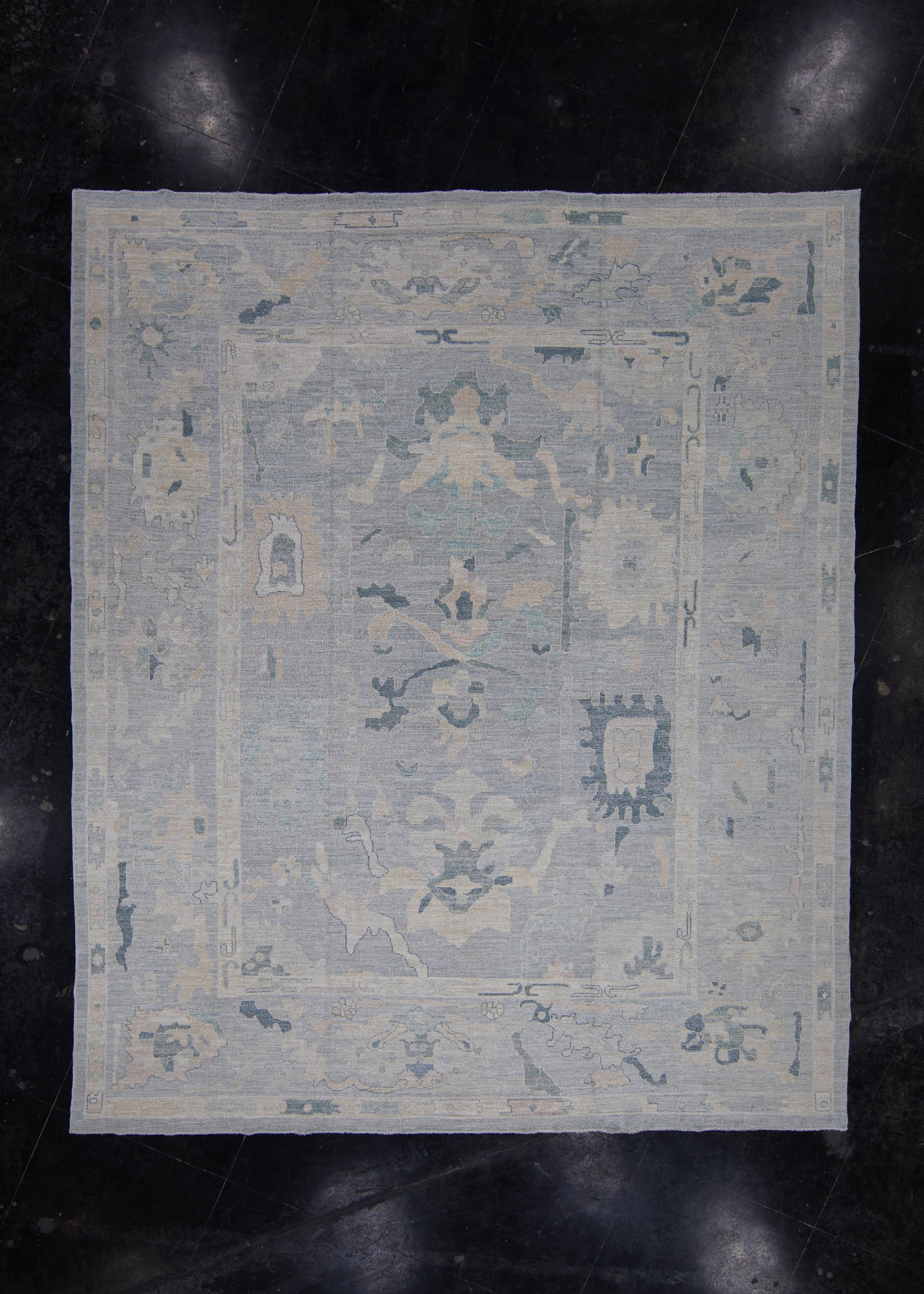 Turkish Oushak Rug 12'6" x 14'10" #7558