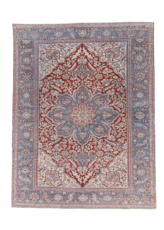 Turkish Vintage Anatolian Rug 8'9" x 11'3" #5002