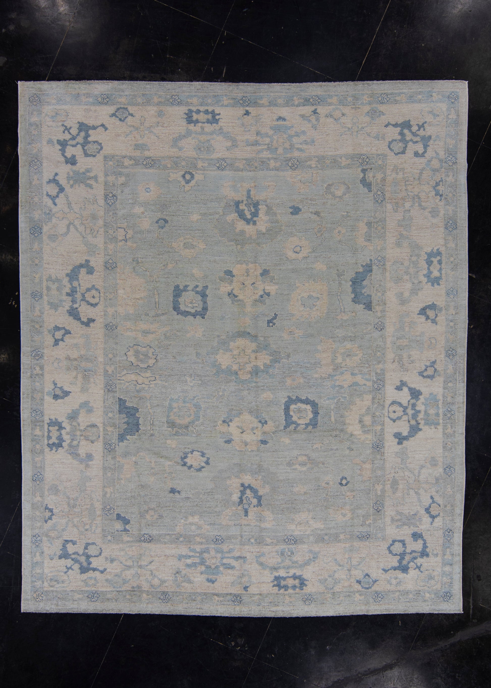 Turkish Oushak Rug 9'6" x 11'4" #12195