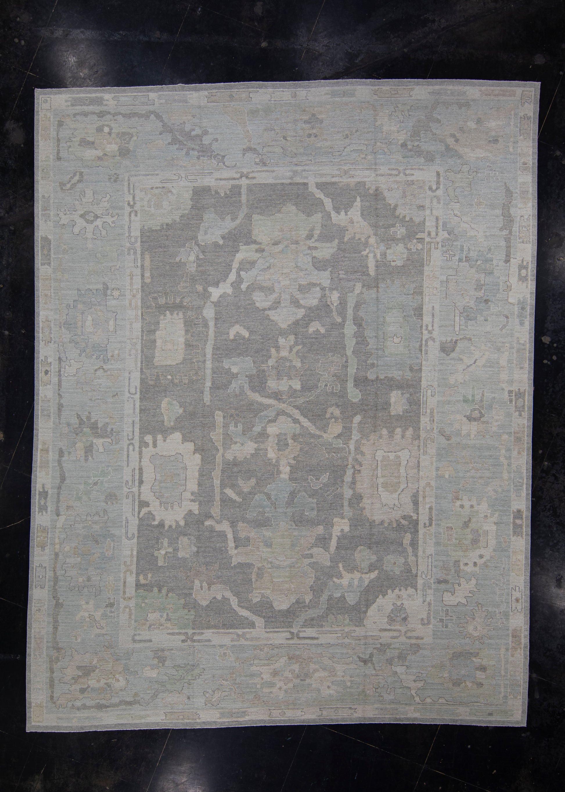 Turkish Oushak Rug 12'1" x 15'5" #11804
