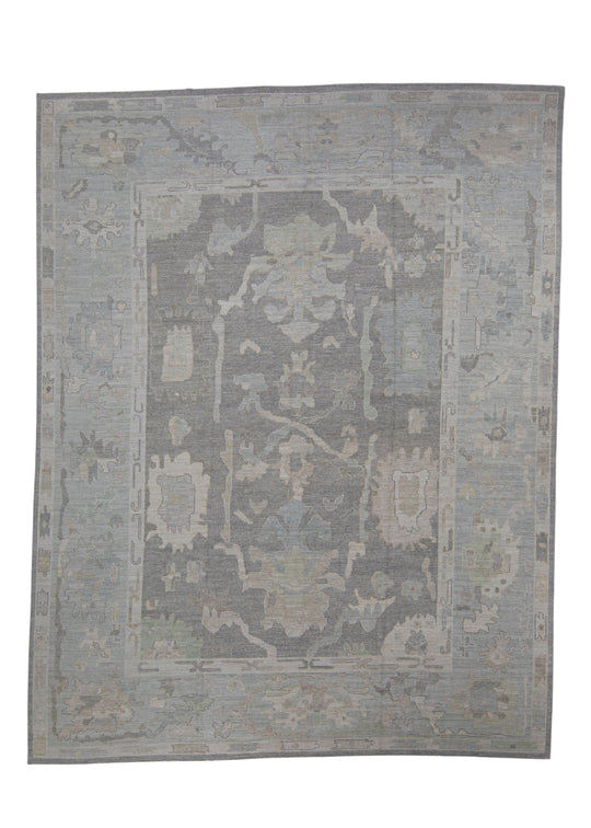 Turkish Oushak Rug 12'1" x 15'5" #11804