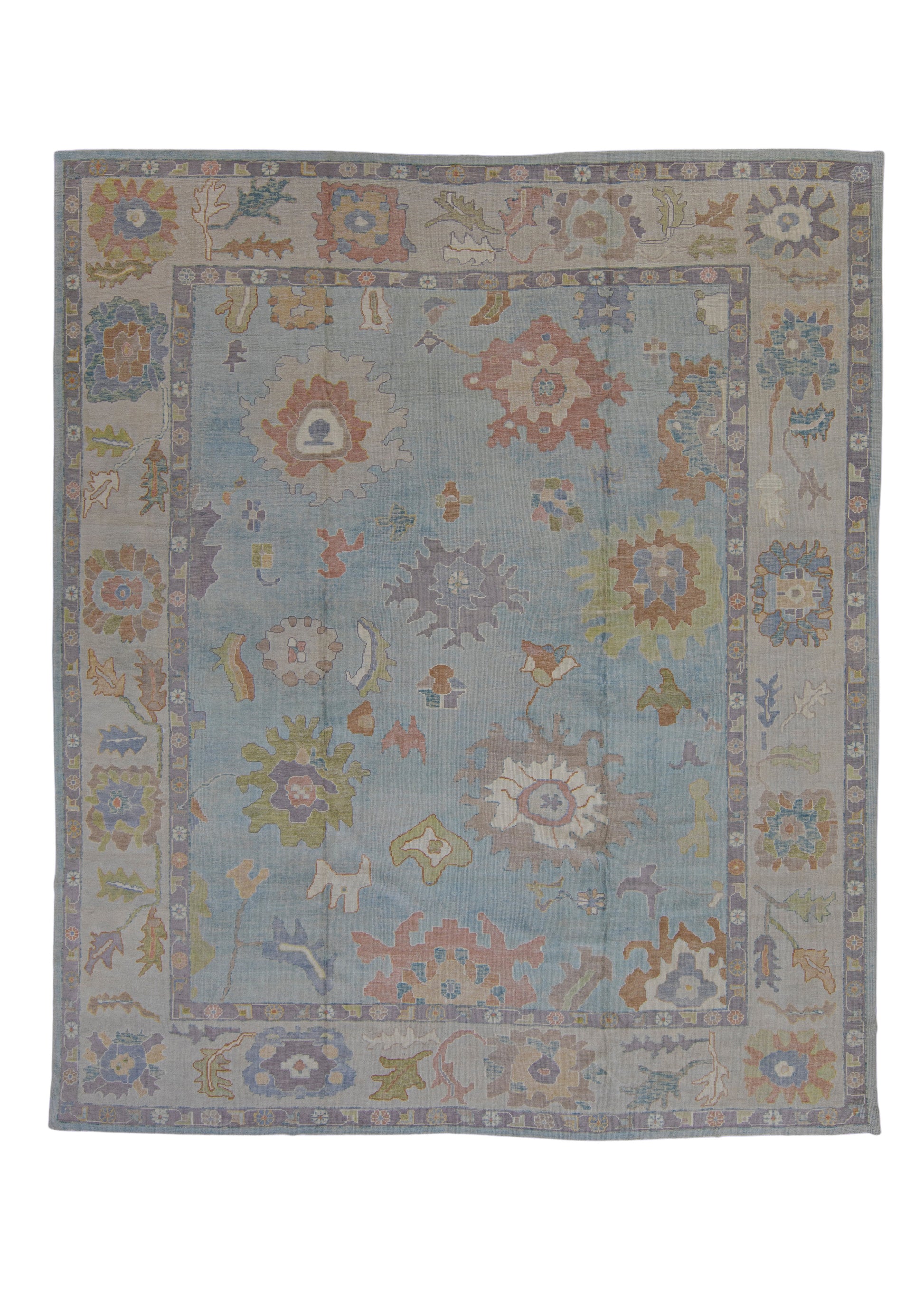 Turkish Oushak Rug 12'4" x 14'4" #6872