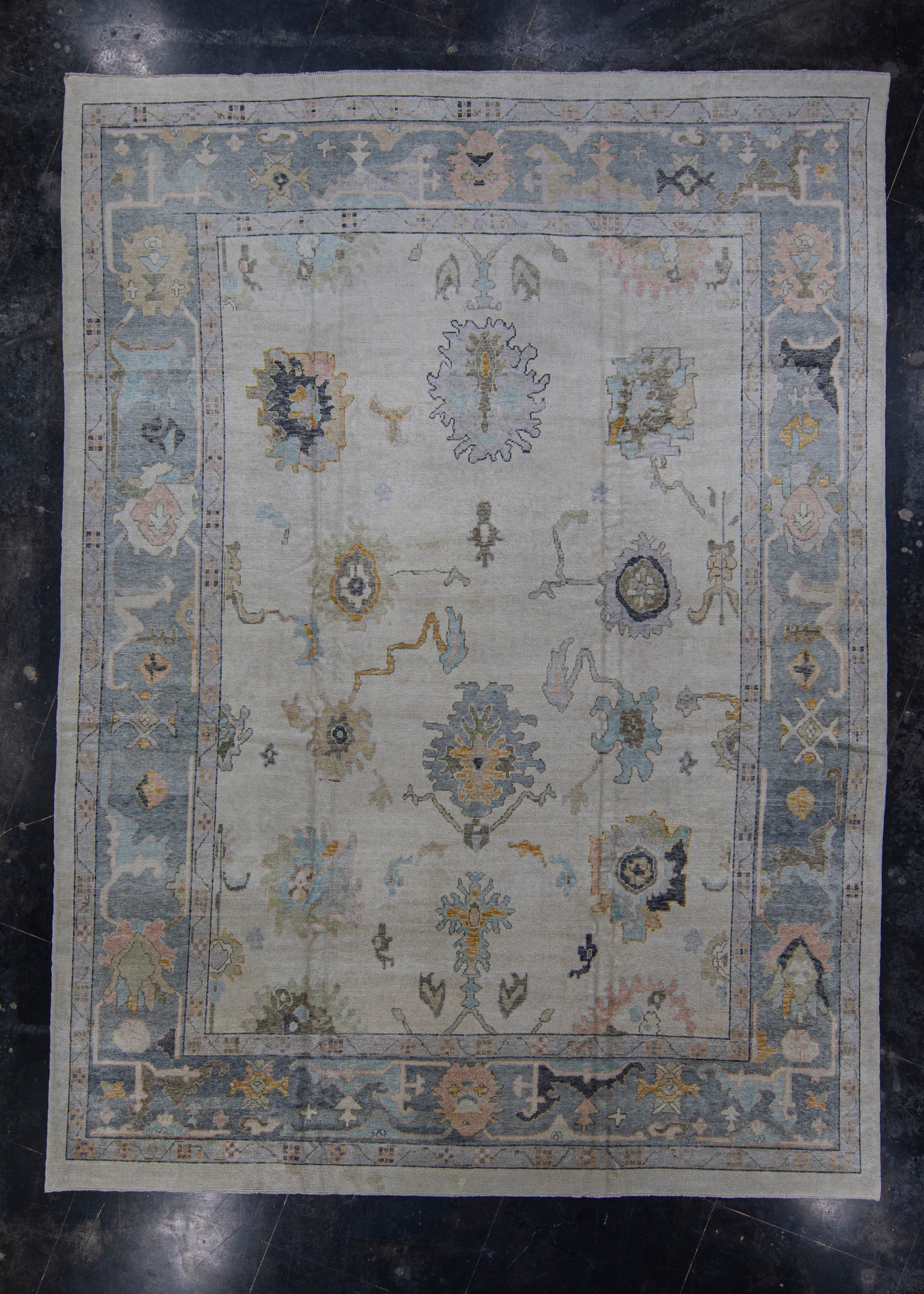 Turkish Oushak Rug 12'5" x 16'10" #V102