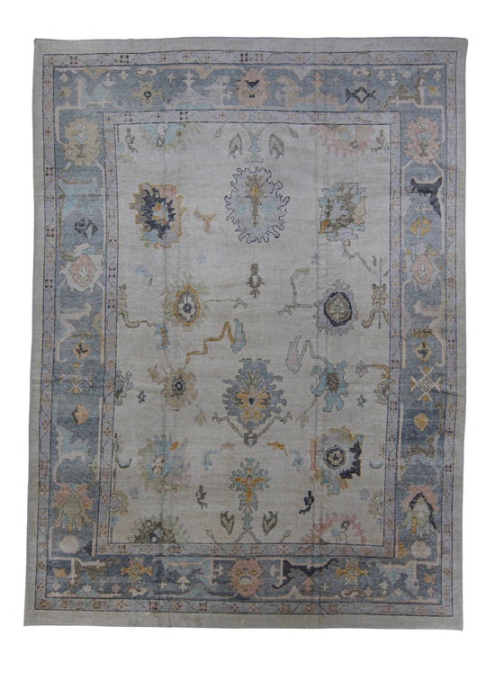 Turkish Oushak Rug 12'5" x 16'10" #V102