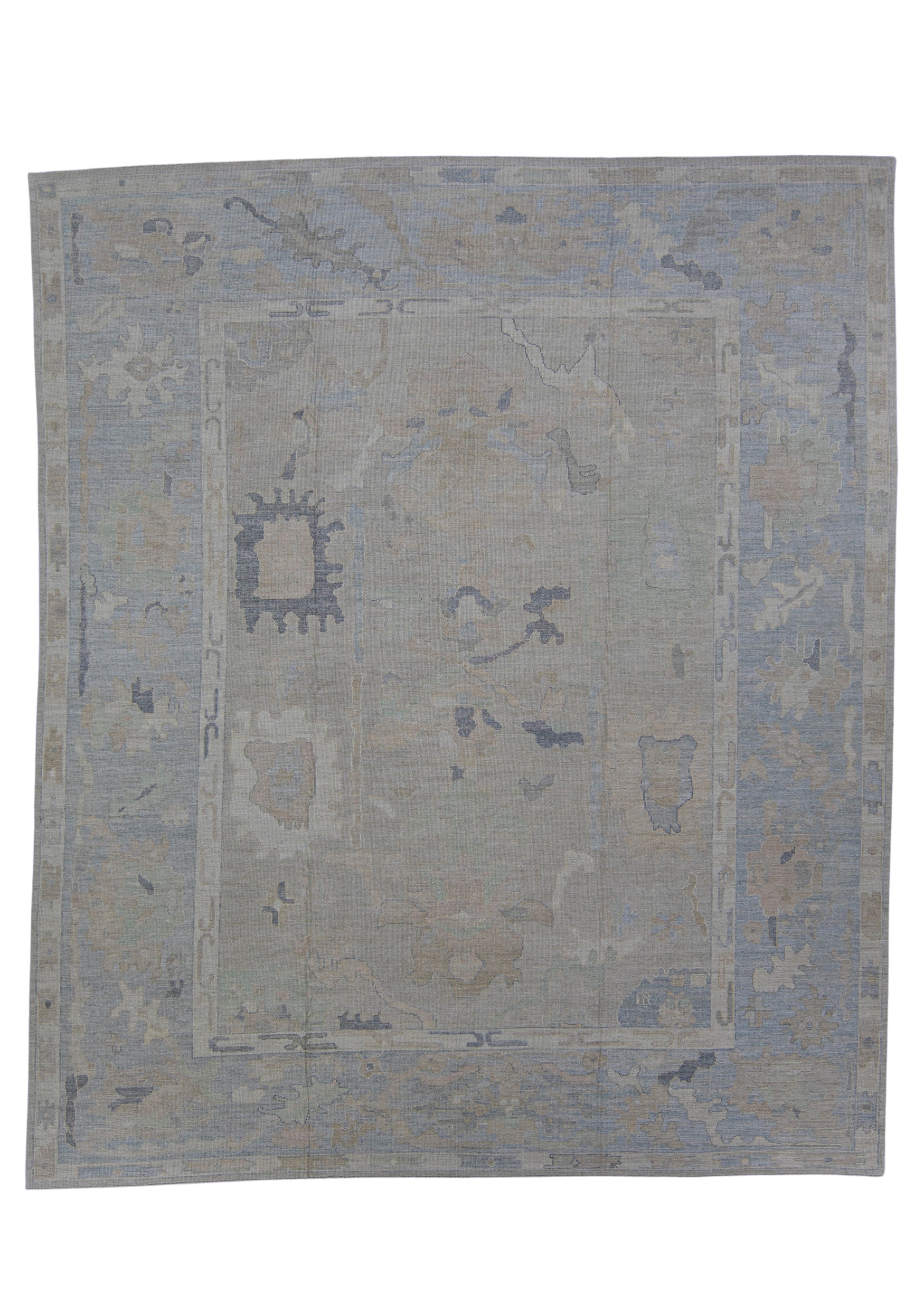 Turkish Oushak Rug 12'7" x 14'10" #11738