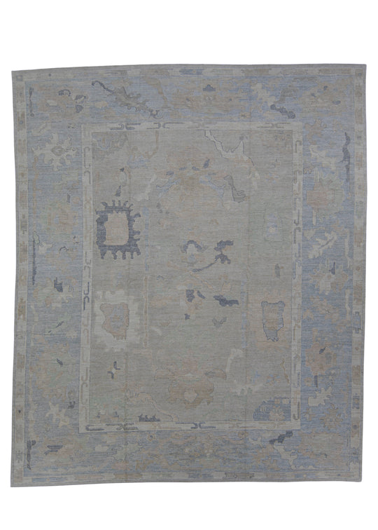 Turkish Oushak Rug 12'7" x 14'10" #11738