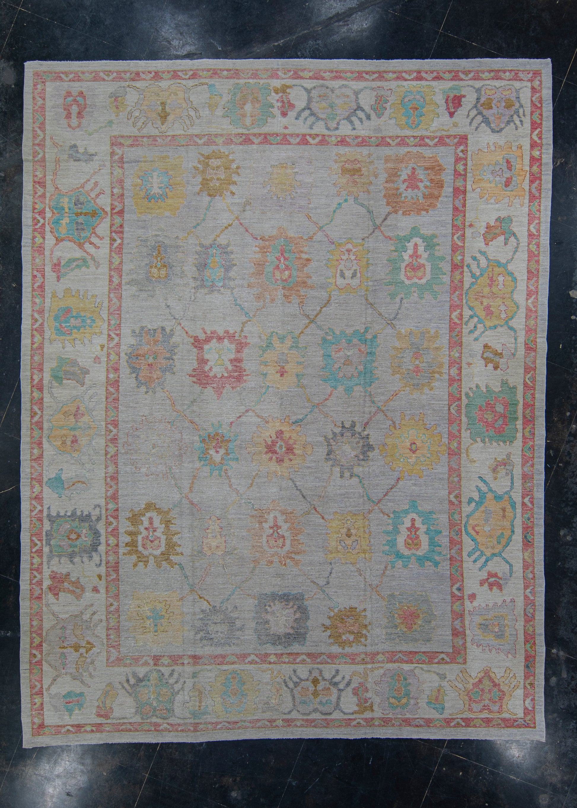 Turkish Oushak Rug 11'11" x 15'3" #2085