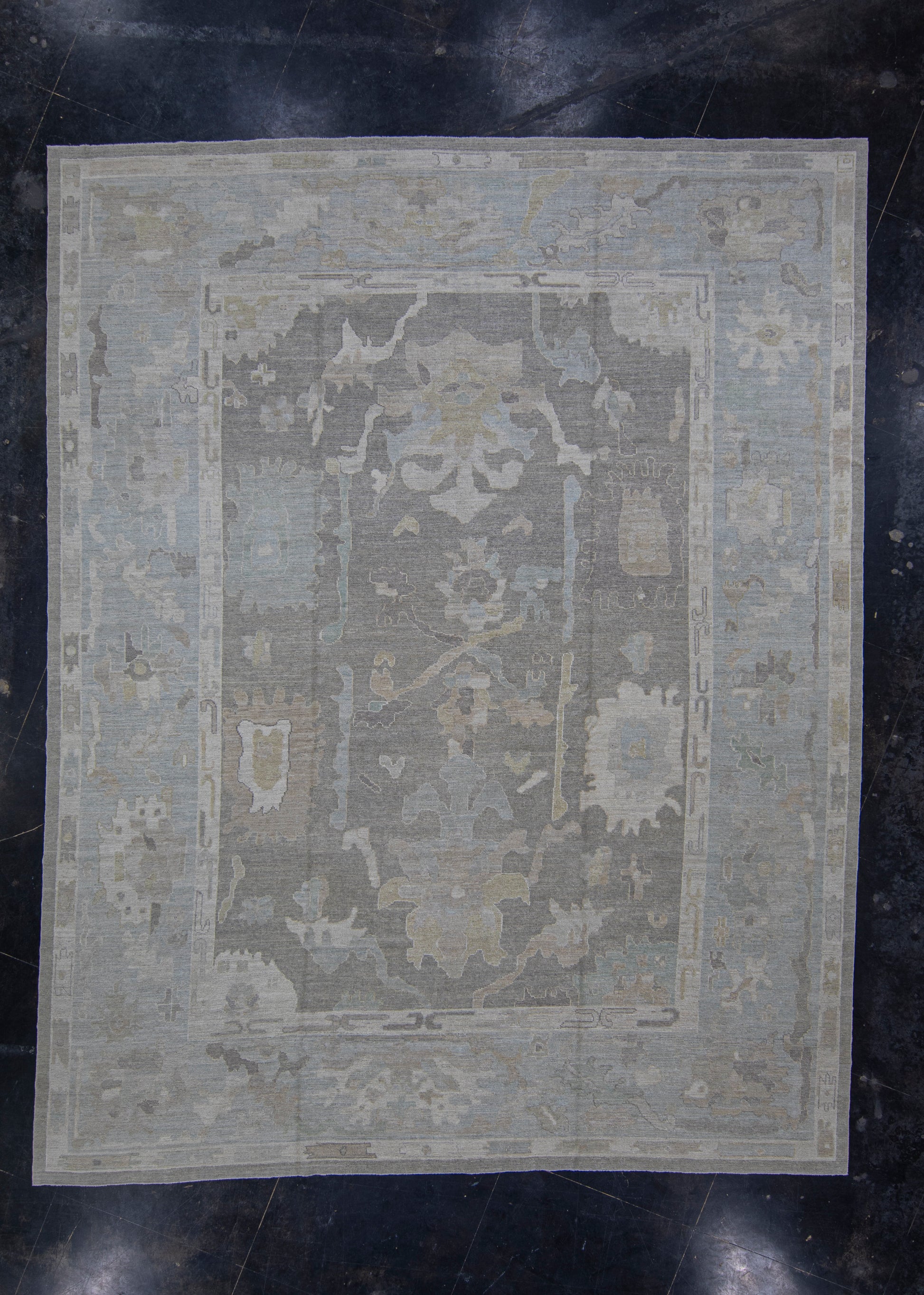 Turkish Oushak Rug 12'1" x 15'2" #11732