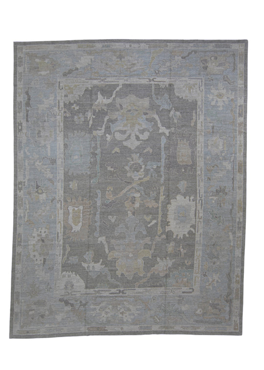 Turkish Oushak Rug 12'1" x 15'2" #11732