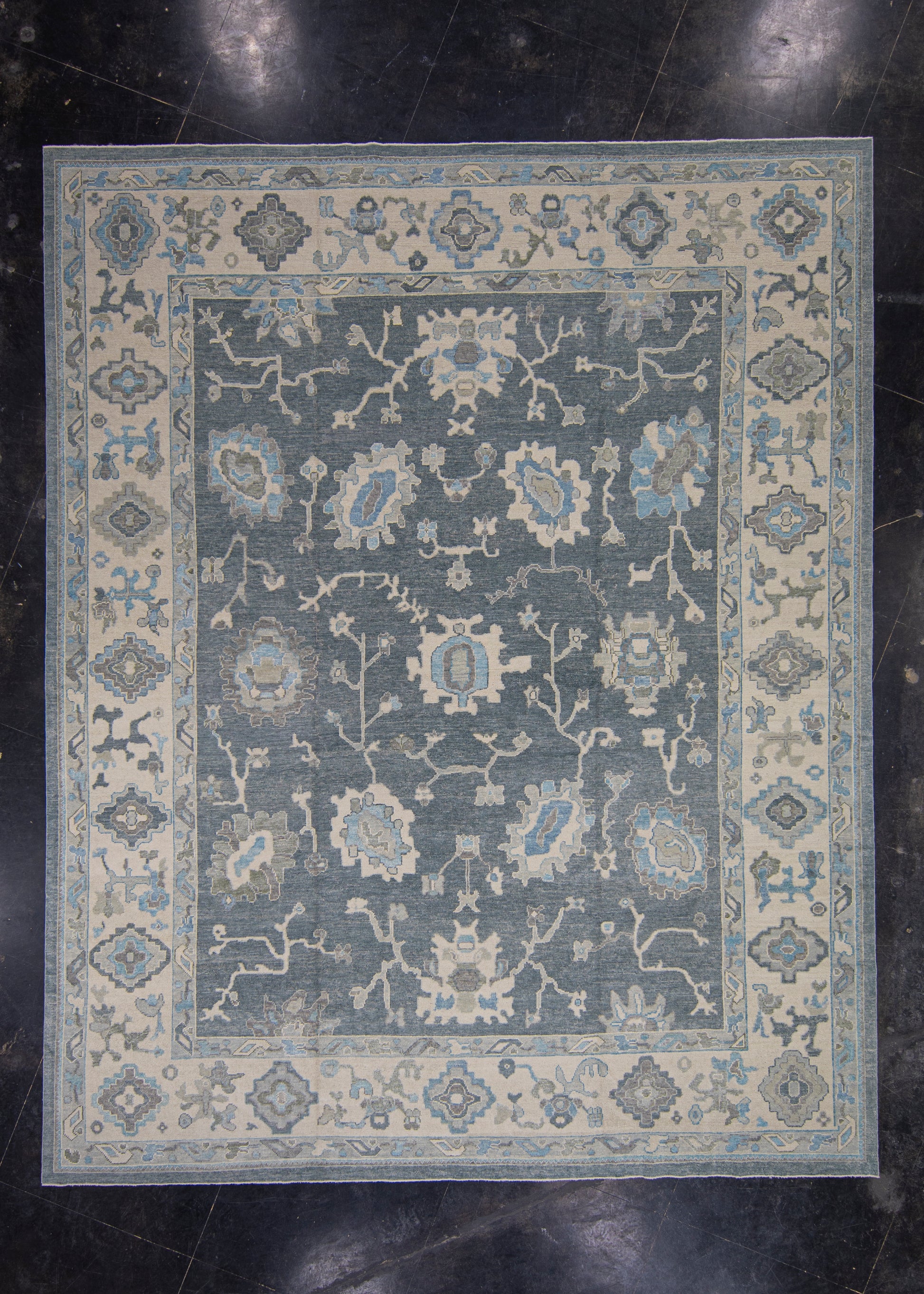 Turkish Oushak Rug 11'9" x 14'7" #12071