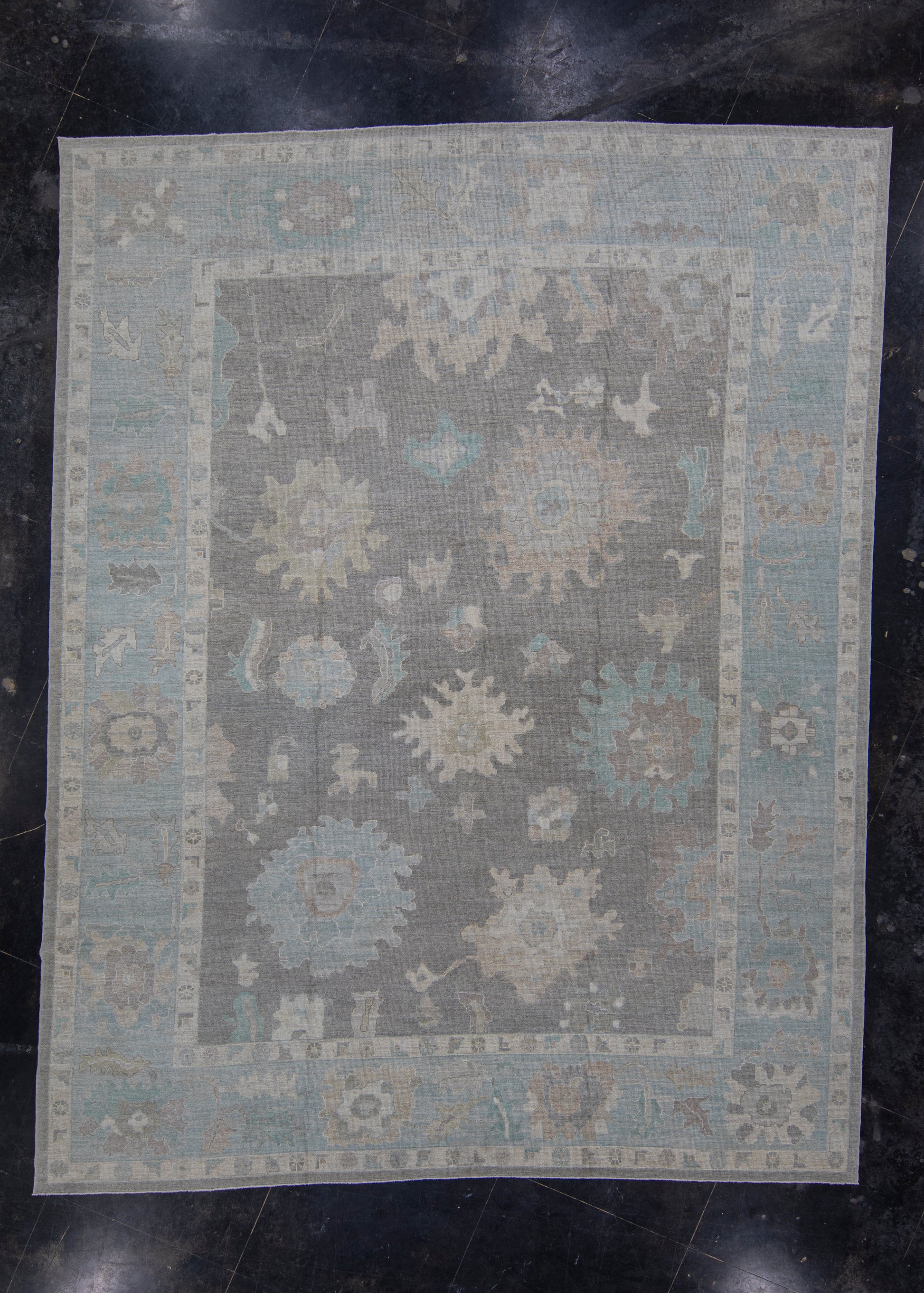 Turkish Oushak Rug 12'1" x 15'5" #11591