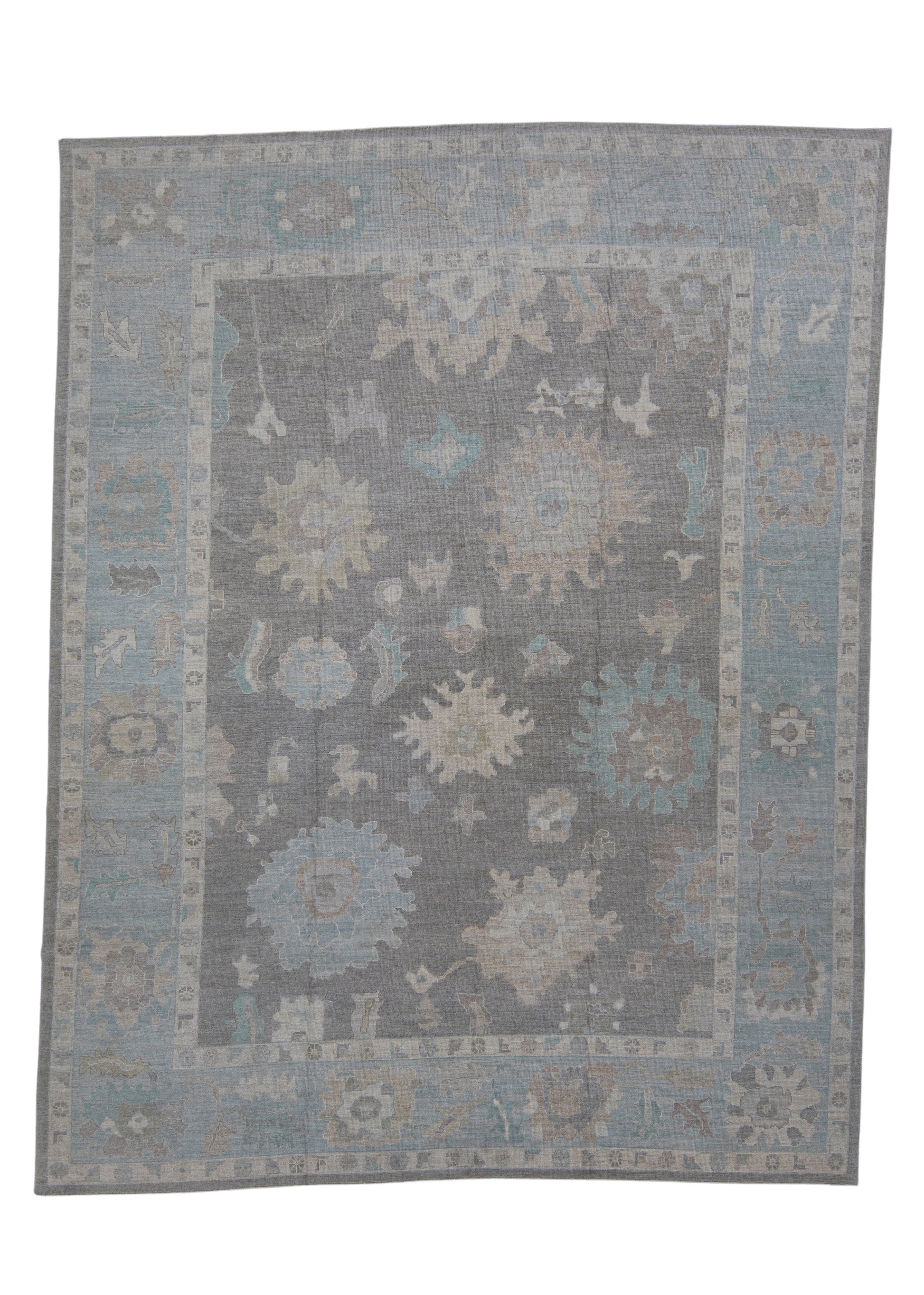 Turkish Oushak Rug 12'1" x 15'5" #11591