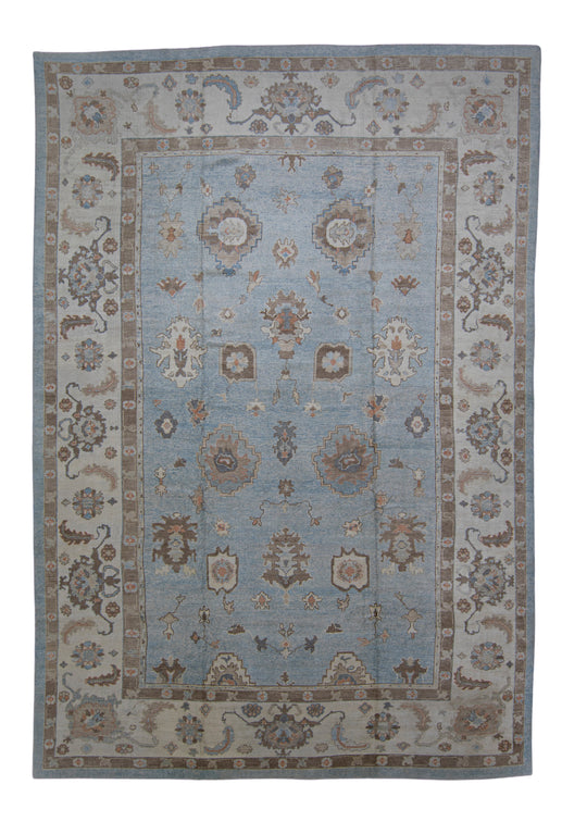 Turkish Oushak Rug 13'10" x 20'1" #3257