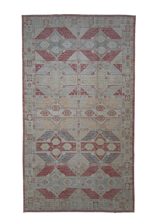 Antique Look Turkish Oushak Rug 11' x 19'9" #121