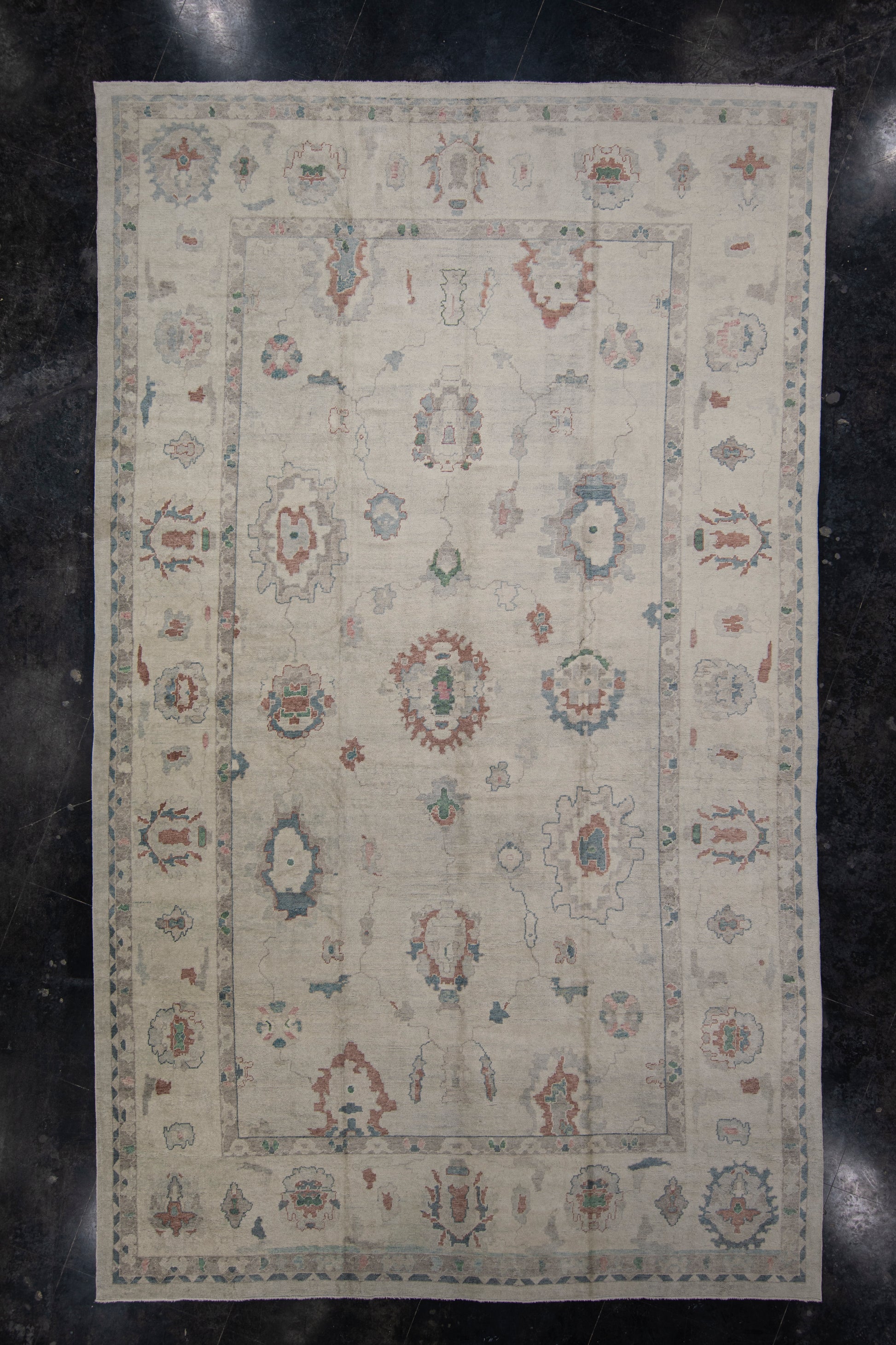 Turkish Oushak Rug 12'8" x 21'3" #HS-1001