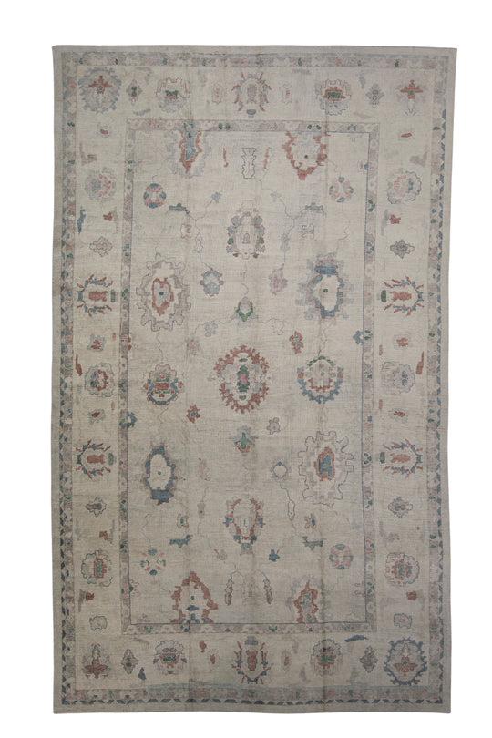 Turkish Oushak Rug 12'8" x 21'3" #HS-1001