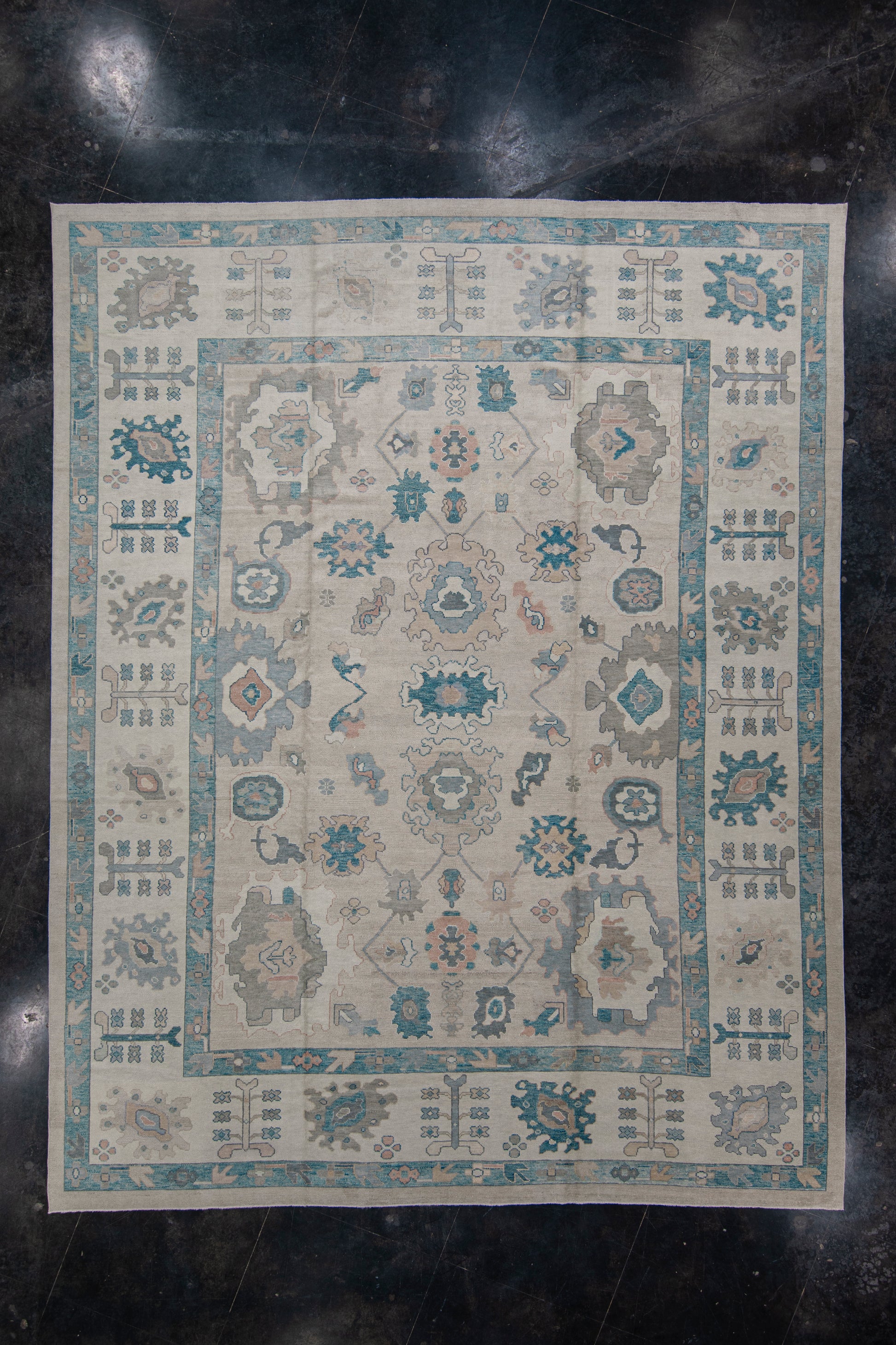 Turkish Oushak Rug 13'7" x 17'2" #7583