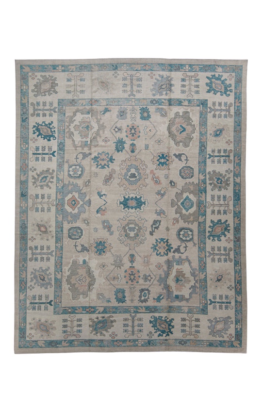 Turkish Oushak Rug 13'7" x 17'2" #7583